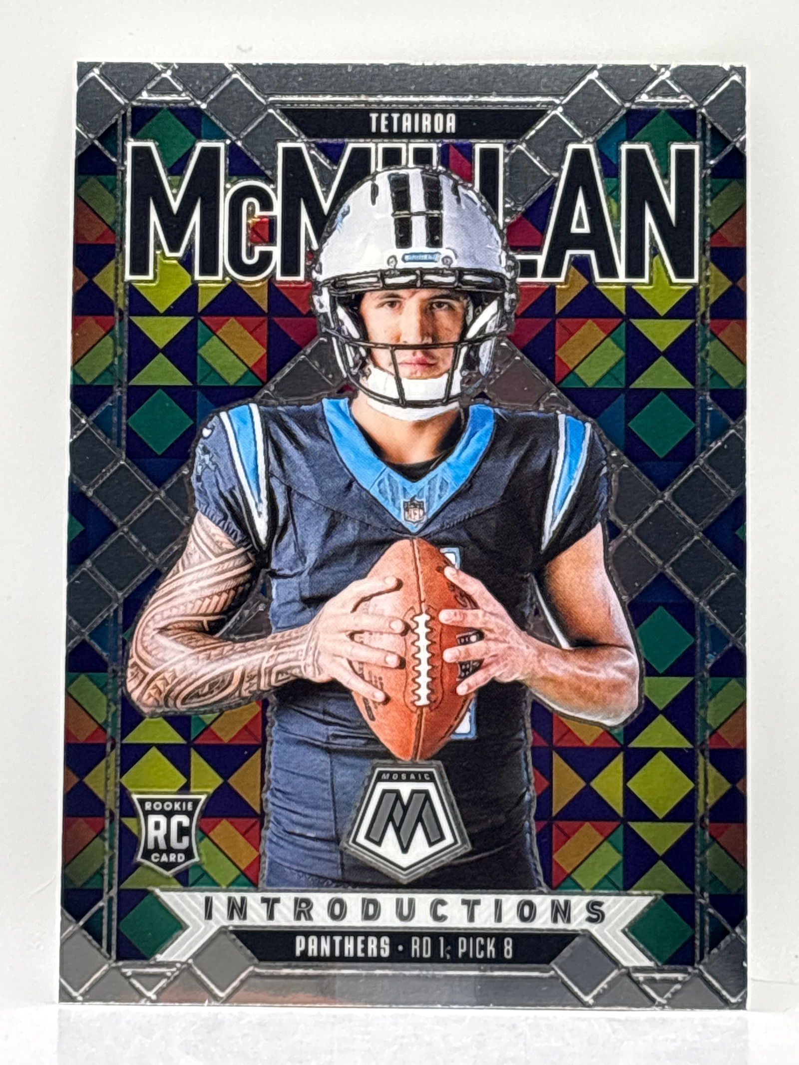 2025 PANINI MOSAIC TETAIROA MCMILLAN INTRODUCTIONS ROOKIE CARD (1 of 2)