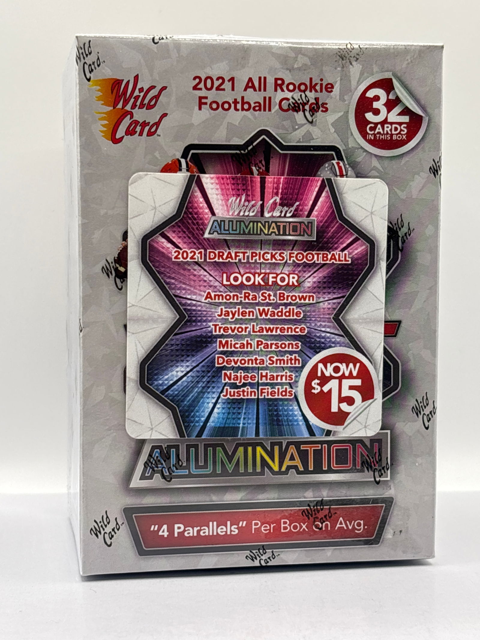 FACTORY SEALED ALL ROOKIE 2021 WC ALUMINATION FOOTBALL BLASTER BOX (1 of 3)
