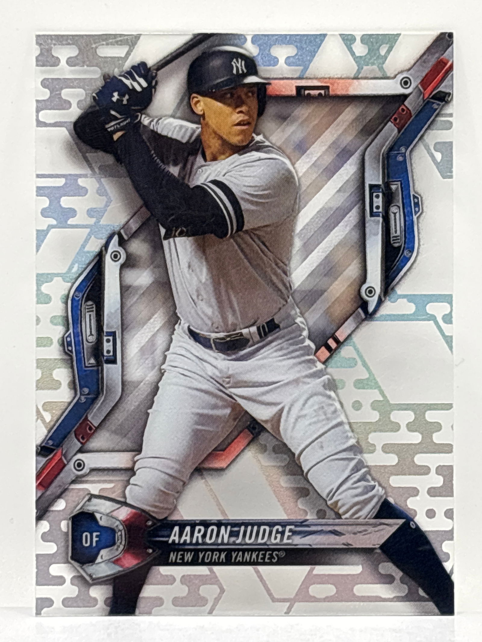 2018 TOPPS HIGH TEK DIAMOND GRID AARON JUDGE SSP (1 of 4)