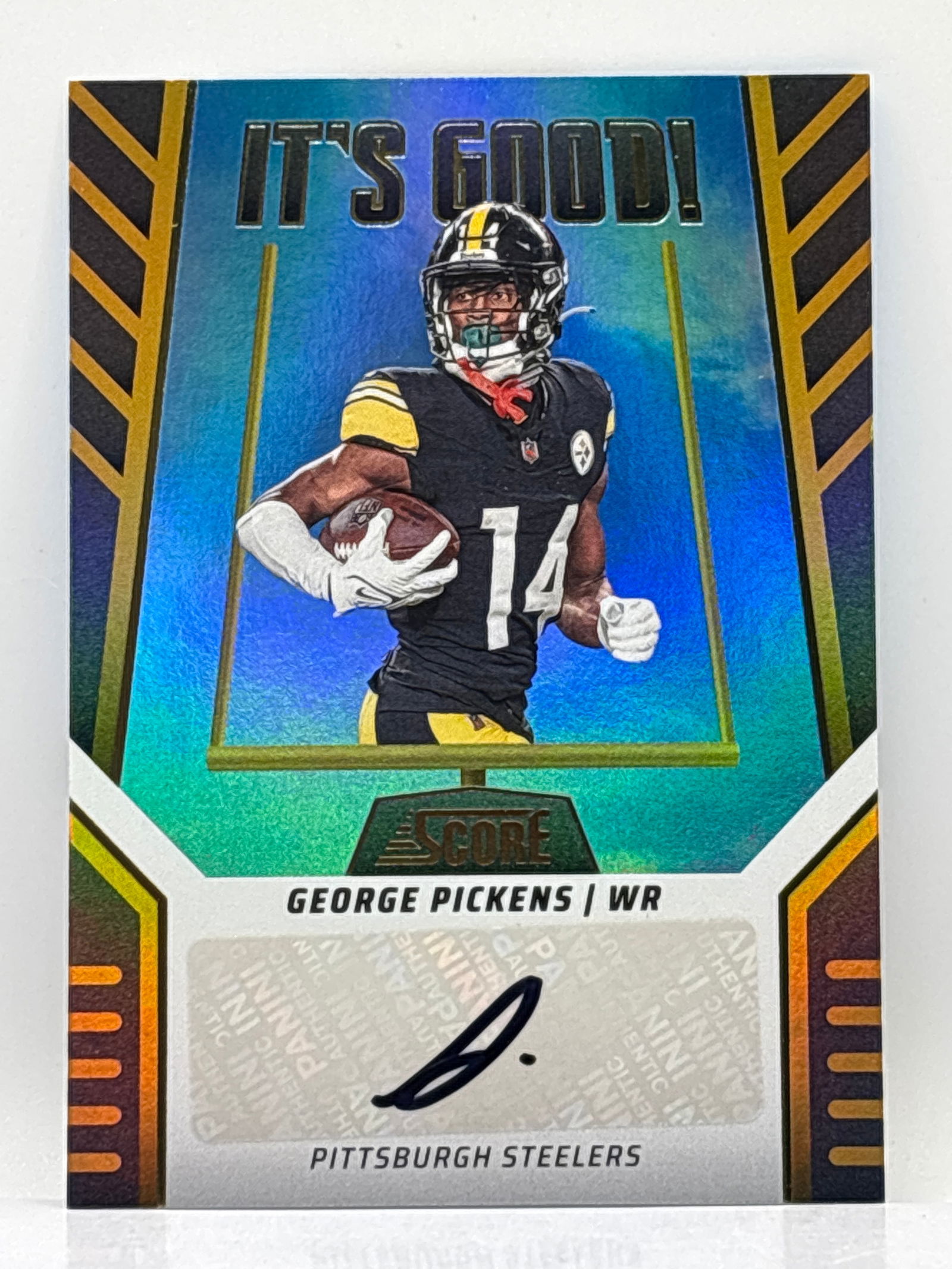 2024 PANINI SCORE GEORGE PICKENS ITS GOOD AUTOGRAPHED INSERT (1 of 4)