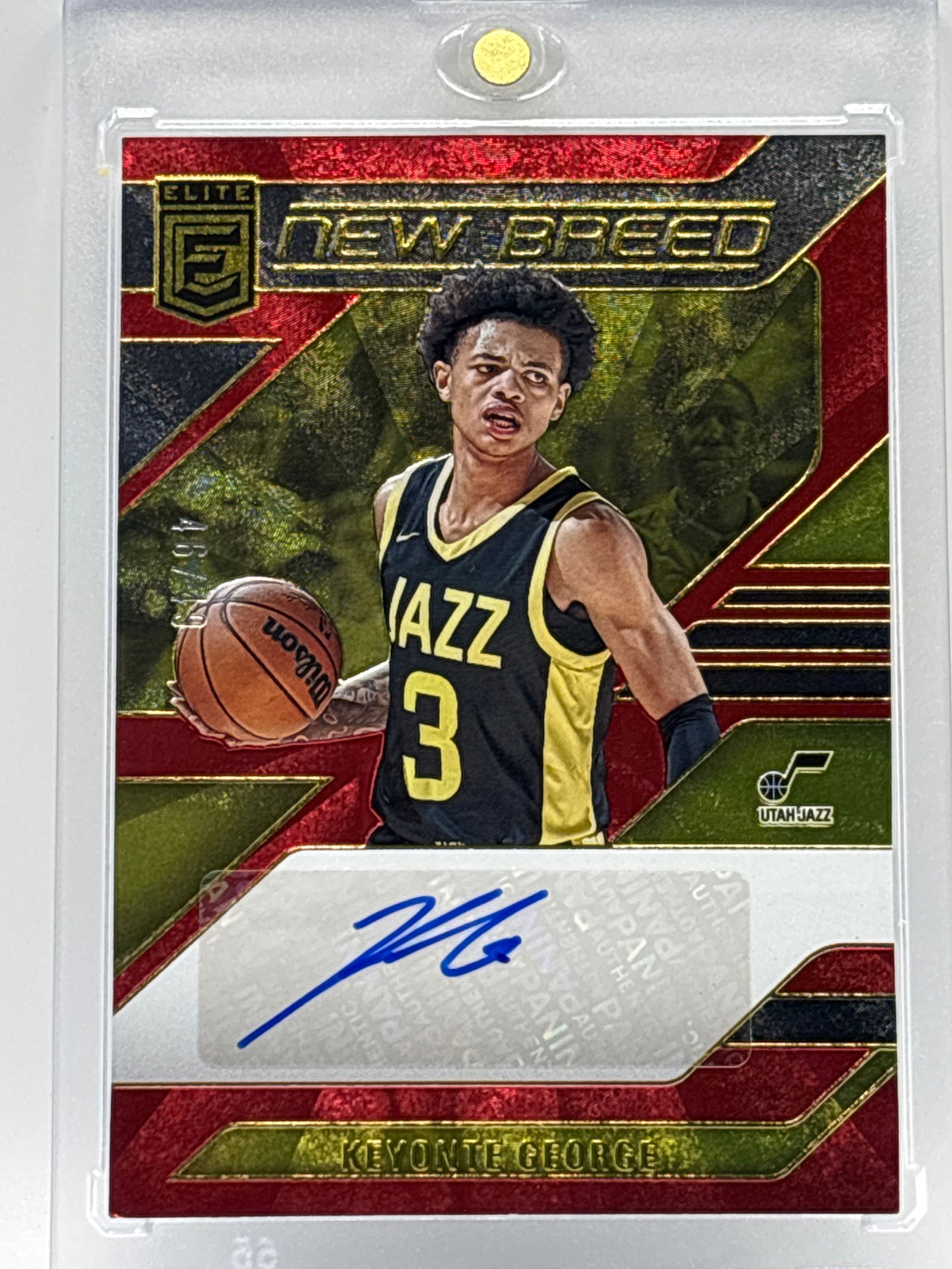 /49 2023-24 PANINI DONRUSS ELITE KEYONTE GEORGE AUTOGRAPHED ROOKIE CARD (1 of 4)