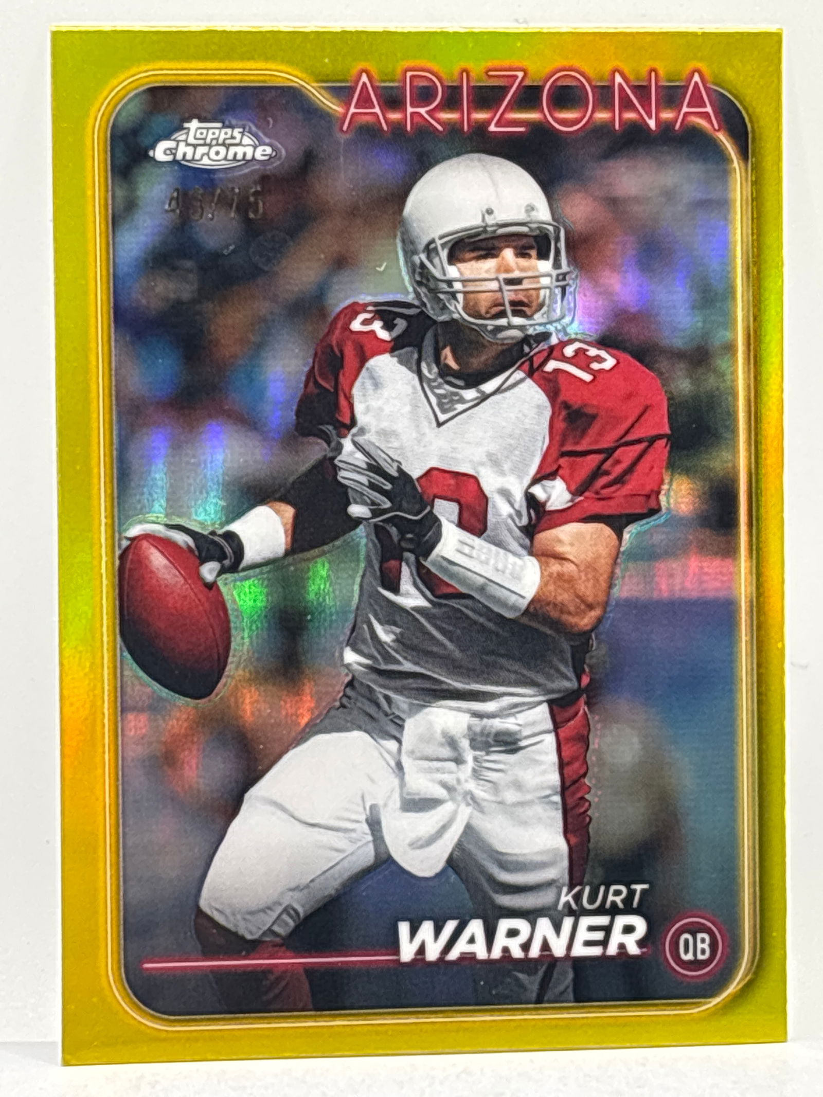 /75 2024 TOPPS CHROME KURT WARNER GOLD SP - 2