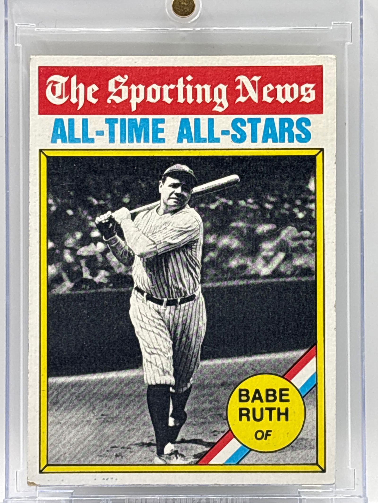 1976 TOPPS BABE RUTH THE SPORTING NEWS ALL-TIME ALL-STARS (1 of 2)