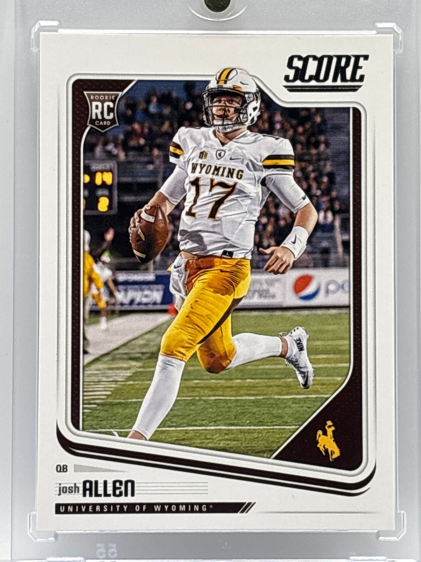 2018 PANINI SCORE JOSH ALLEN DRAFT ROOKIE CARD (1 of 2)