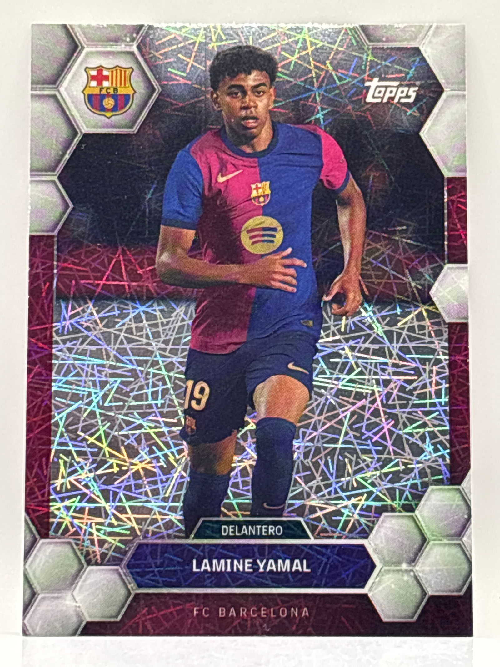 2024 TOPPS FC BARCELONA LAMINE YAMAL ROOKIE CARD (1 of 4)