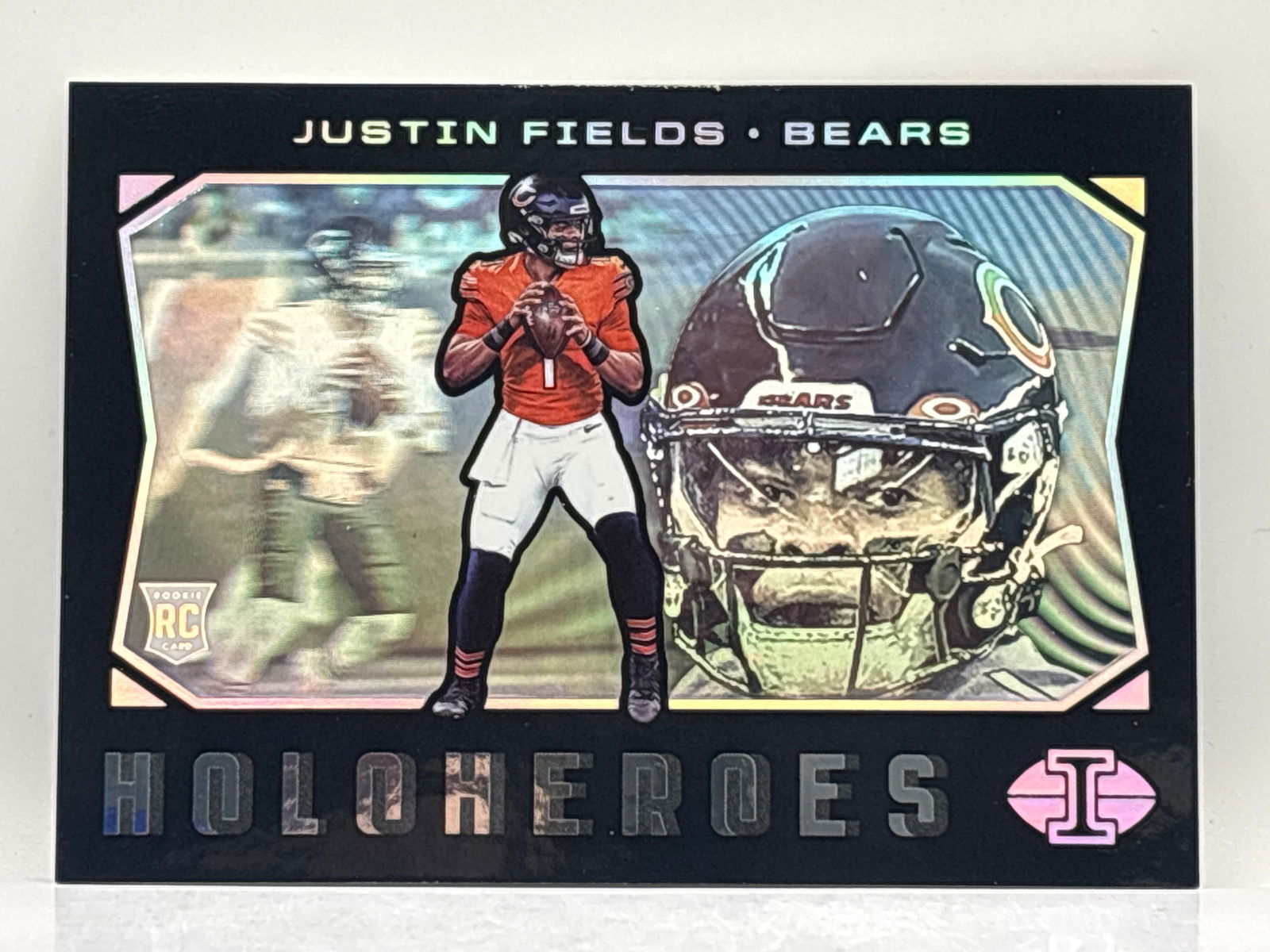 CASE HIT 2021 PANINI ILLUSIONS JUSTIN FIELDS HOLOHEROES SSP (1 of 3)