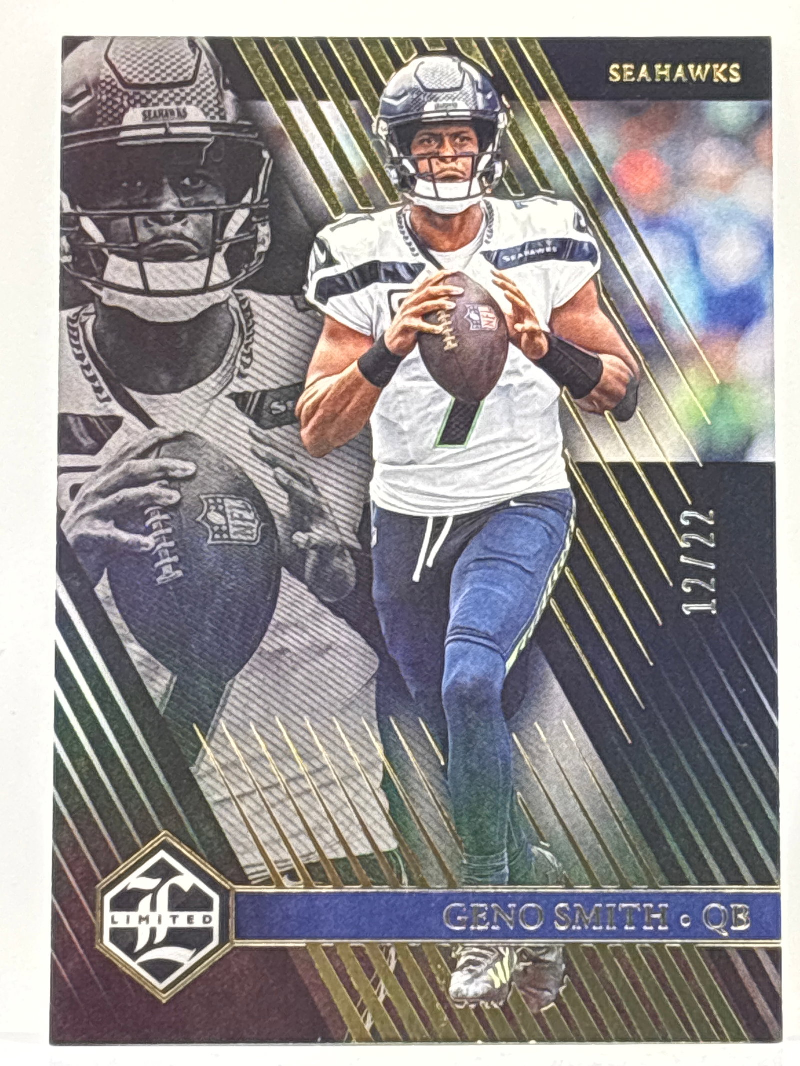 /22 2023 PANINI LIMITED GENO SMITH: THE HOBBY BOX