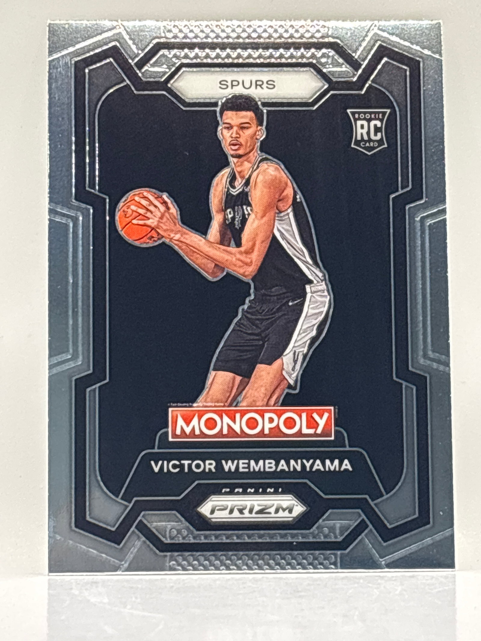 2023-24 PANINI PRIZM VICTOR WEMBANYAMA MONOPOLY ROOKIE CARD: THE HOBBY BOX