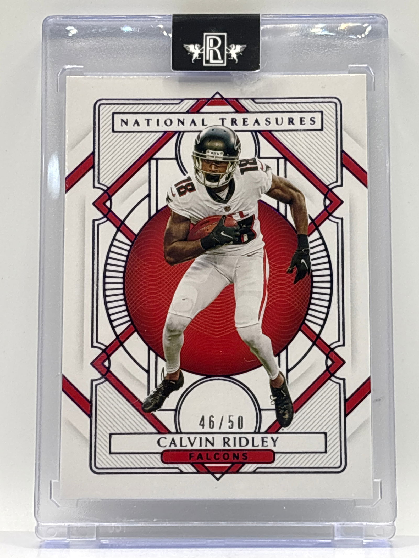 /50 2020 PANINI NATIONAL TREASURES CALVIN RIDLEY PURPLE FOIL (1 of 3)
