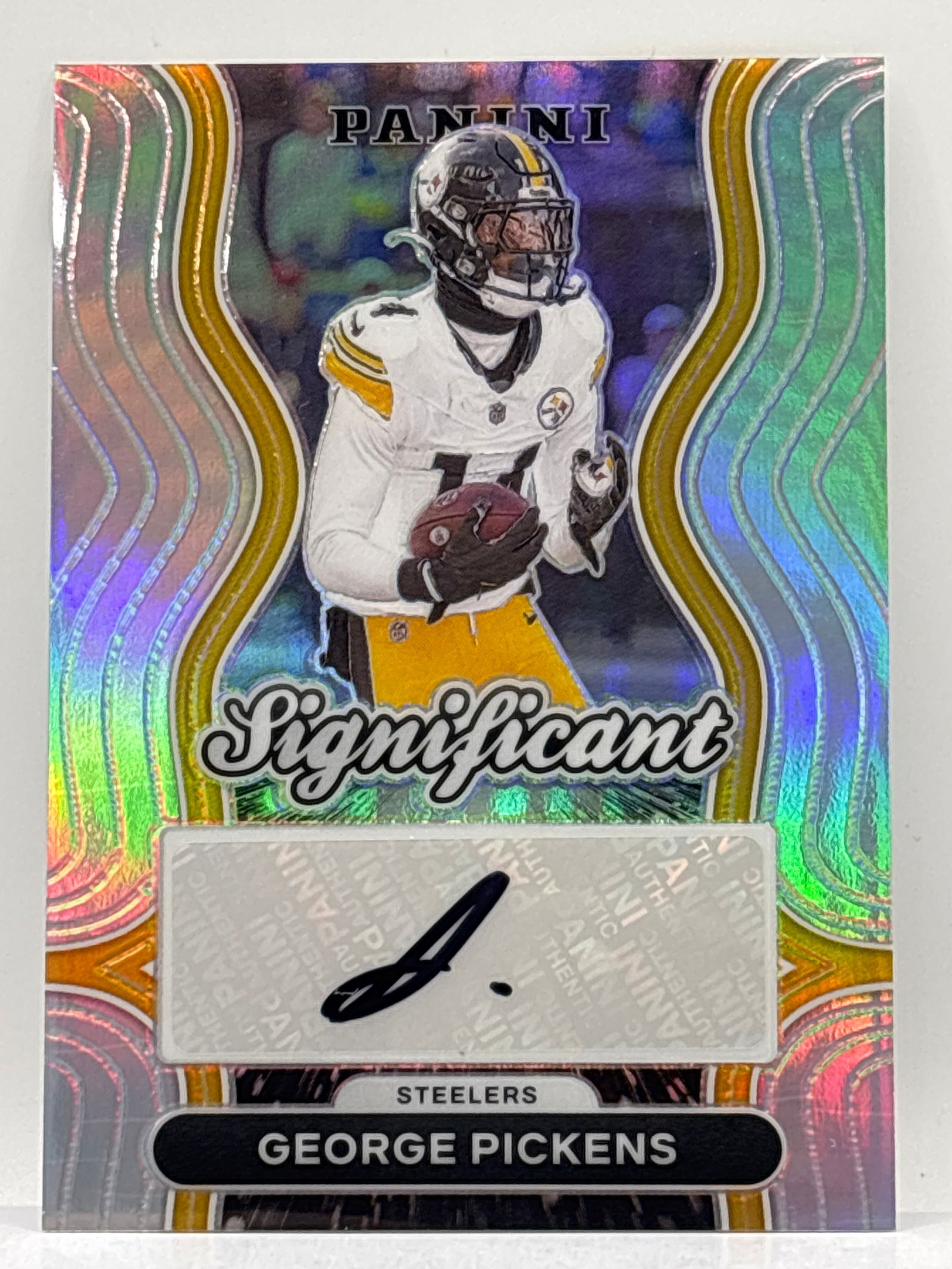 2024 PANINI SELECT GEORGE PICKENS SIGNIFICANT PRIZM HOLO (1 of 2)