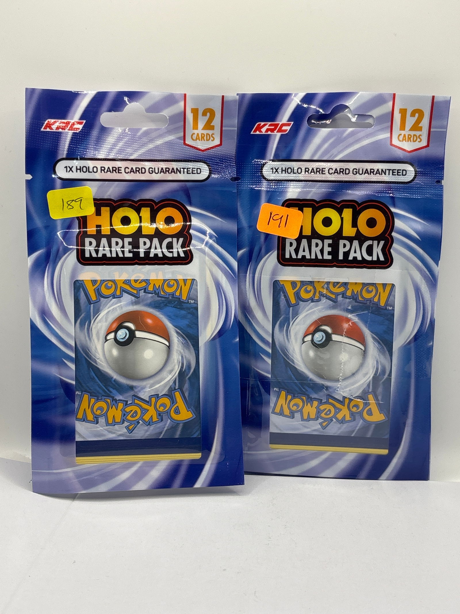 2 PACK POKÉMON HOLO RARE PACK LOT: THE HOBBY BOX