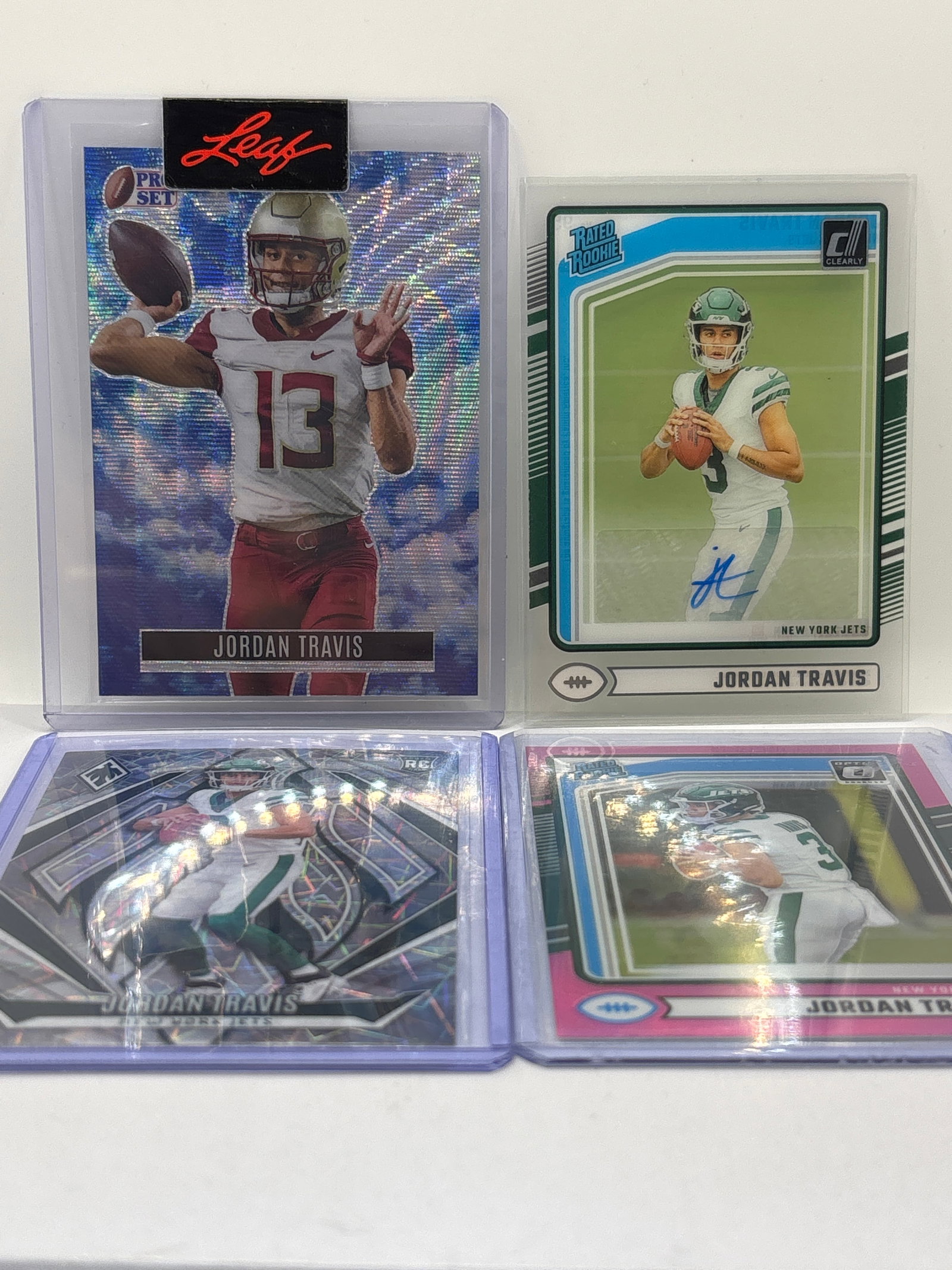 1/1 AUTOGRAPHED LAZER PINK PRIZM JORDAN TRAVIS LOT: THE HOBBY BOX