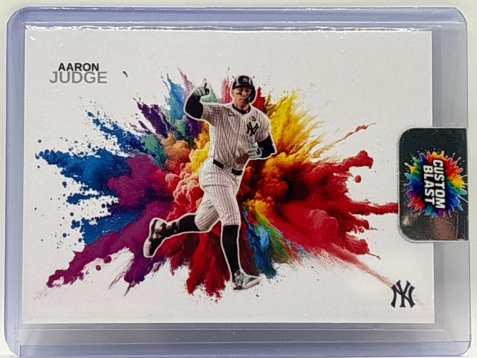 CUSTOM AARON JUDGE COLOR BLAST CUSTOM BLAST CARD (1 of 3)