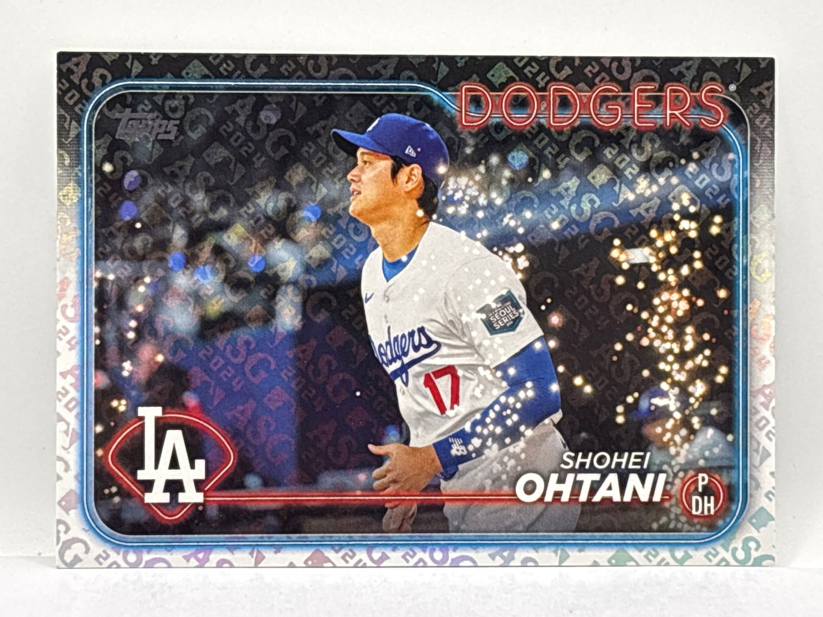 2 OF 5 2024 TOPPS COMPLETE SETS SHOHEI OHTANI ASG 2024 SILVER FOIL INSERT CARD: THE HOBBY BOX