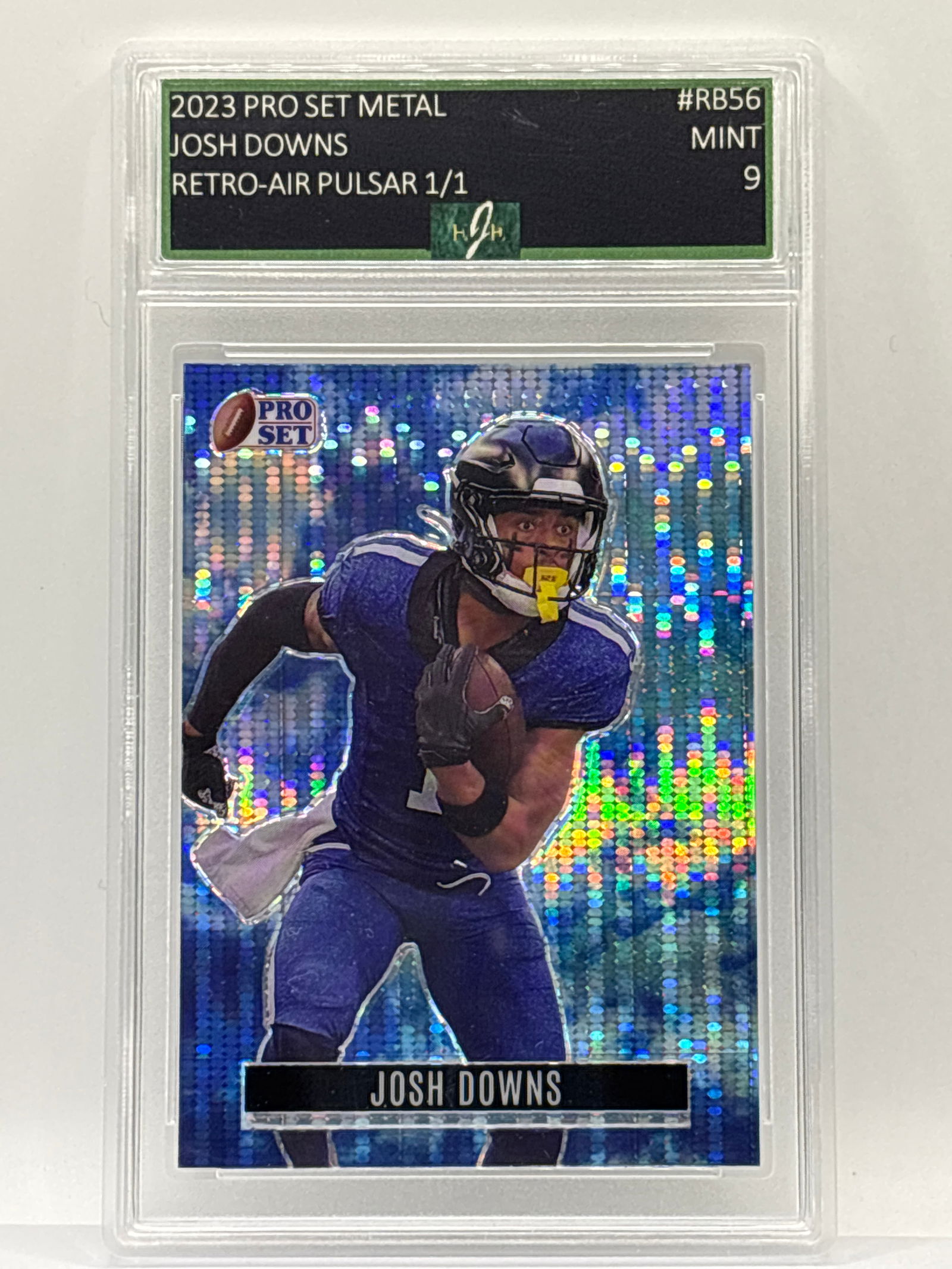 1/1 2023 PRO SET METAL JOSH DOWNS RETRO-AIR PULSAR 1/1 GRADED MINT 9 (1 of 3)