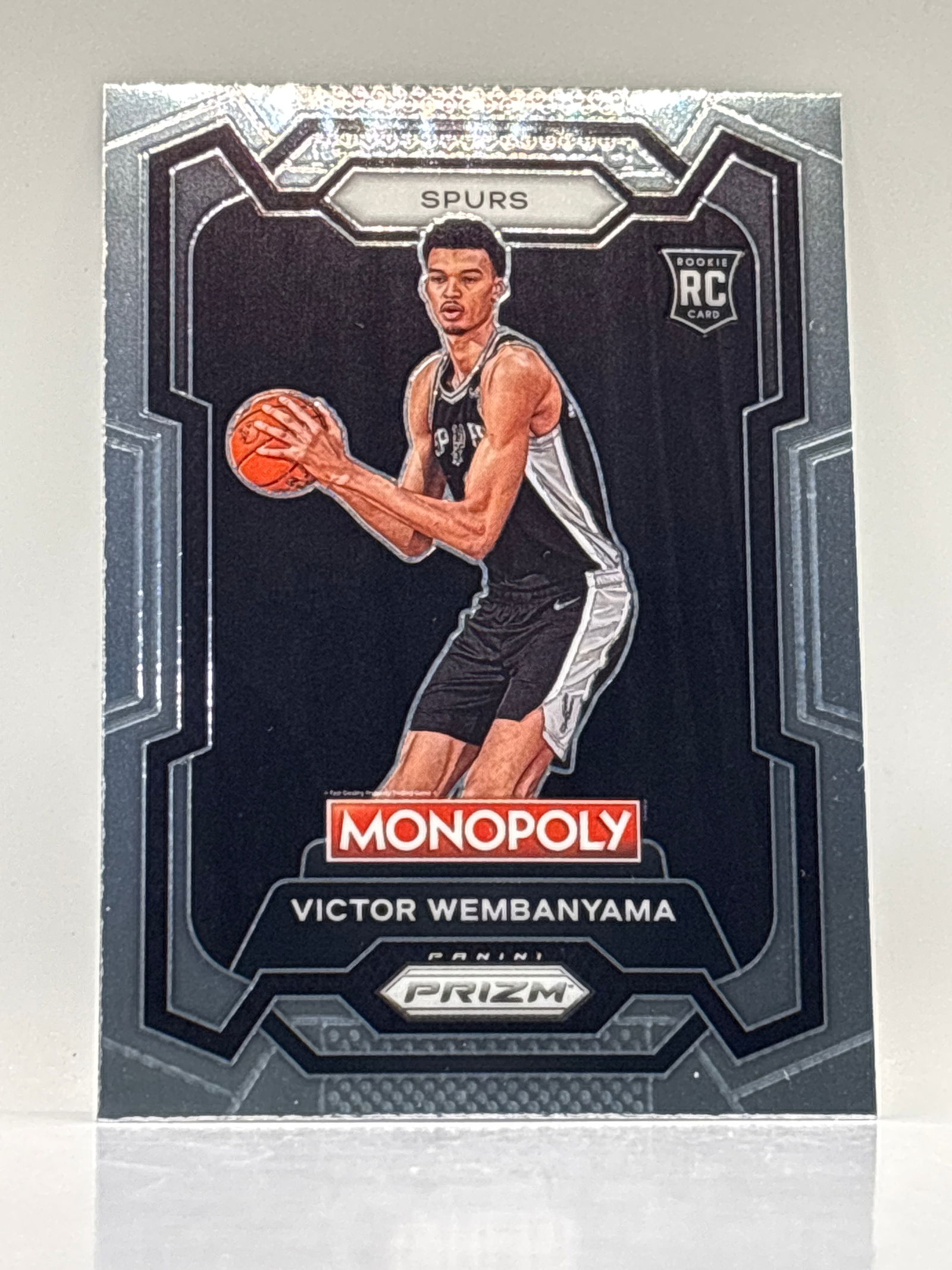2023-24 PANINI PRIZM VICTOR WEMBANYAMA MONOPOLY ROOKIE CARD (1 of 2)