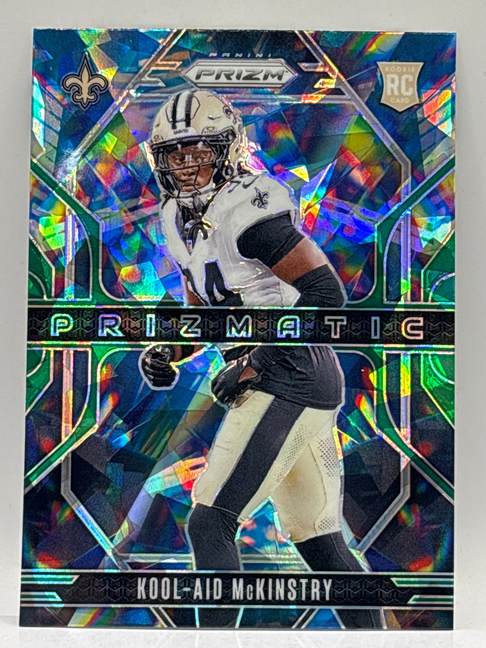 2024 PANINI PRIZM KOOL-AID MCKINSTRY PRIZMATIC CRACKED ICE PRIZM HOLO ROOKIE CARD (1 of 3)