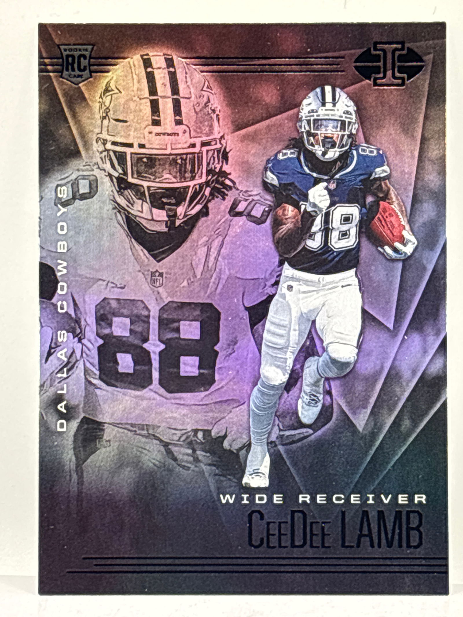2020 PANINI ILLUSIONS CEEDEE LAMB ROOKIE CARD (1 of 3)