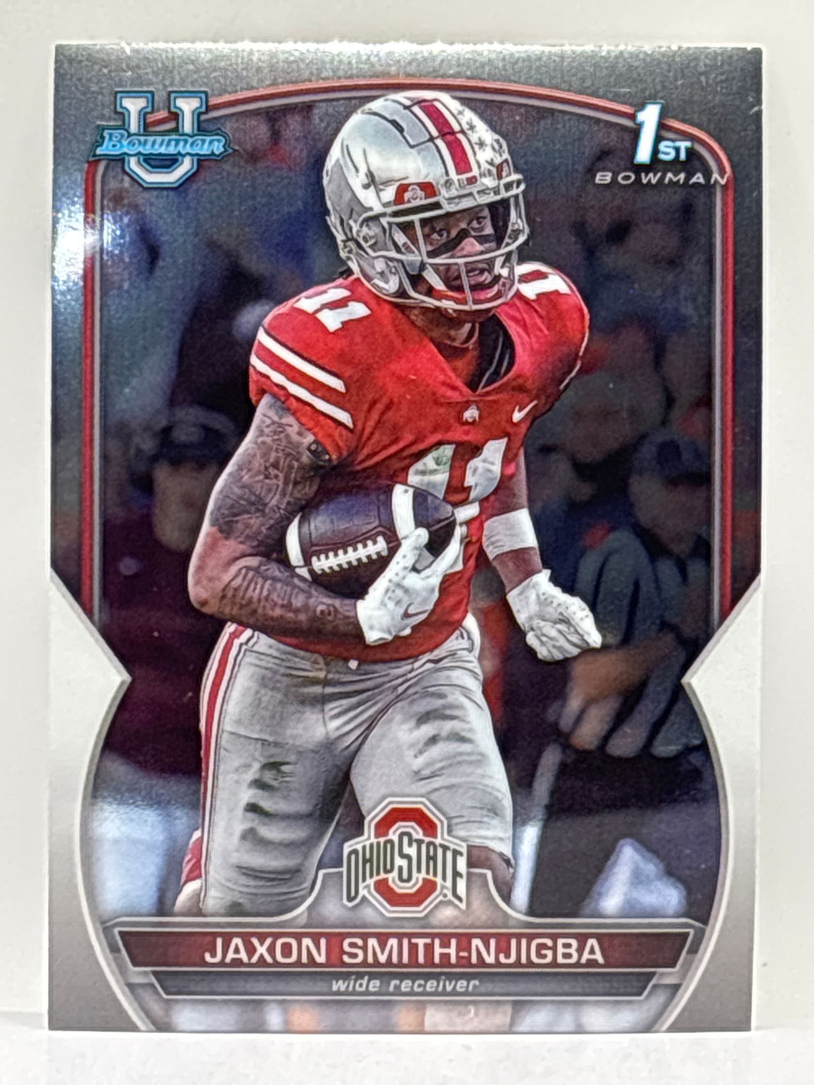 2022 BOWMAN UNIVERSITY JAXON SMITH-NJIBGA 1ST BOWMAN ROOKIE CARD (1 of 3)