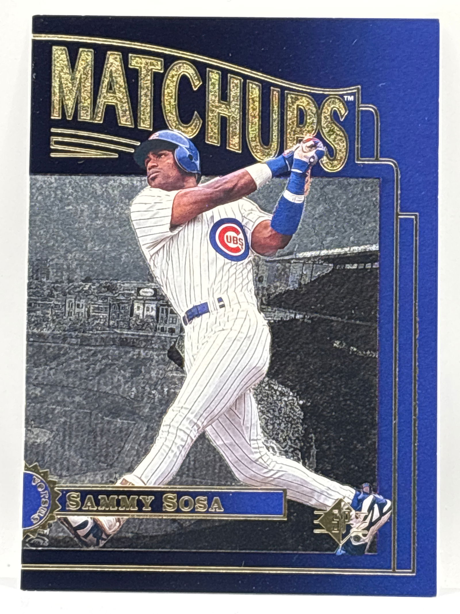 1996 UPPER DECK SP SAMMY SOSA MARQUEE MATCHUPS INSERT (1 of 3)