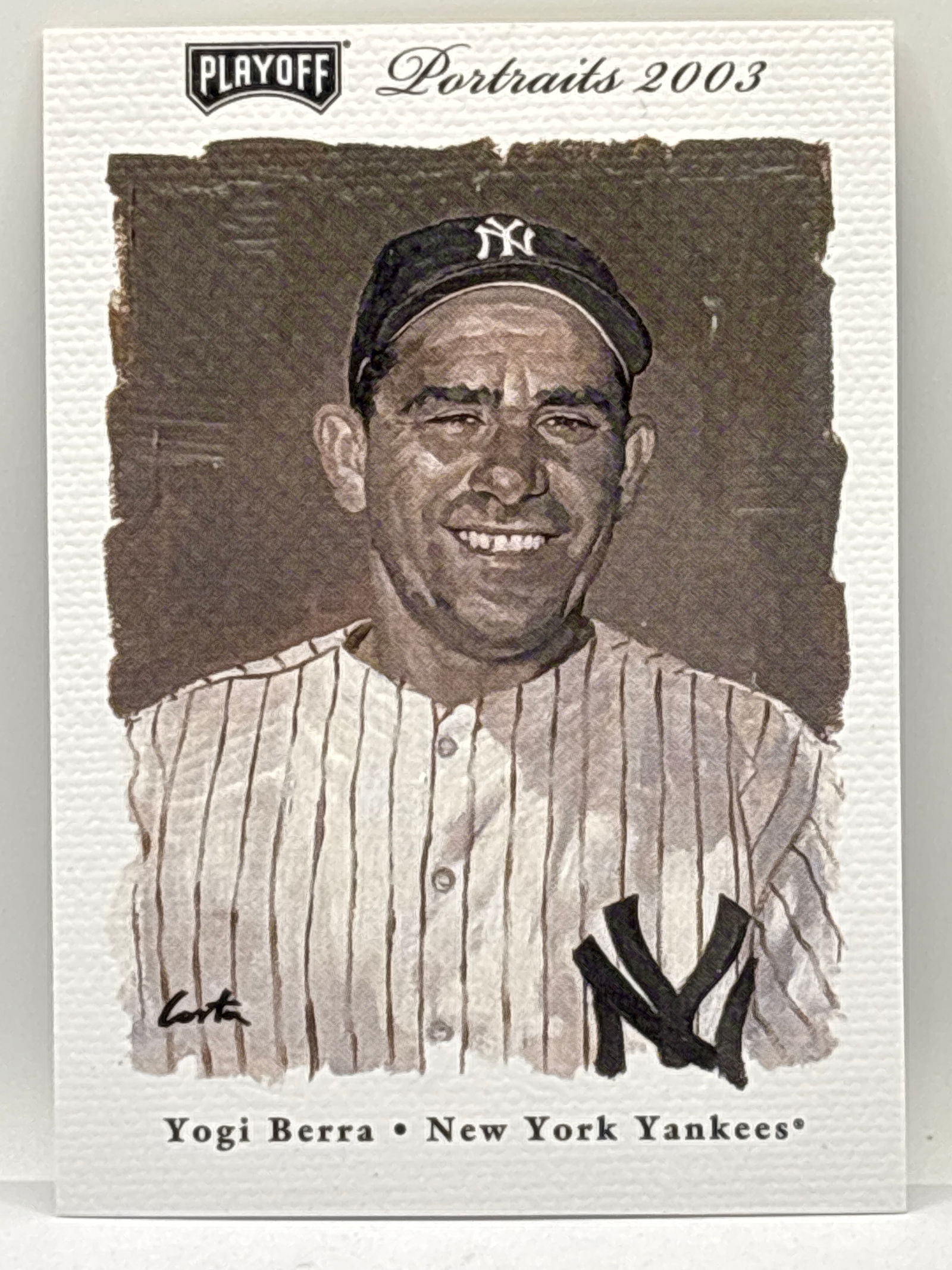 2003 PLAYOFF YOGI BERRA PORTRAITS INSERT (1 of 2)