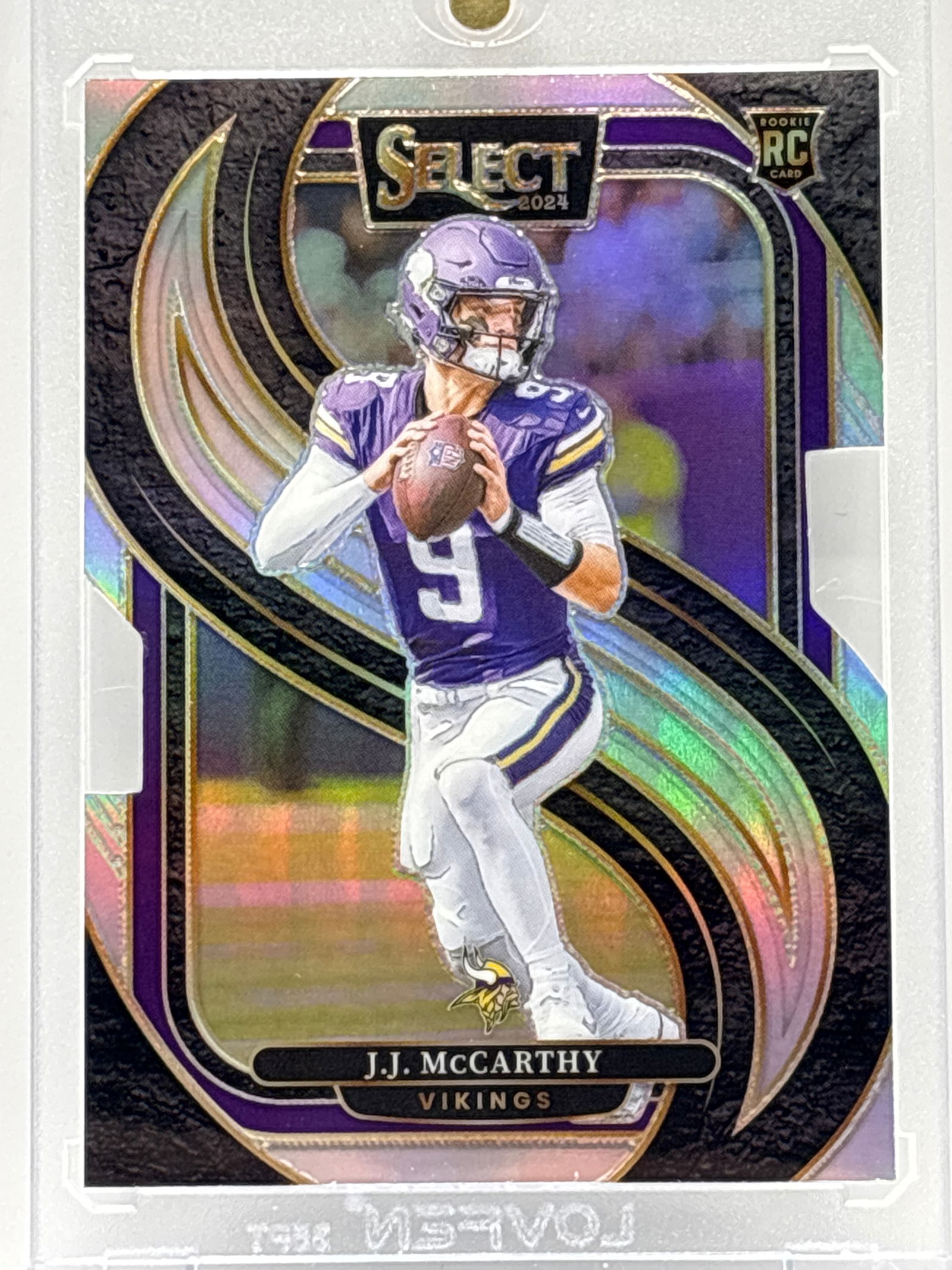 2024 PANINI SELECT PREMIER LEVEL JJ MCCARTHY DIE-CUT SILVER PRIZM HOLO ROOKIE CARD: THE HOBBY BOX