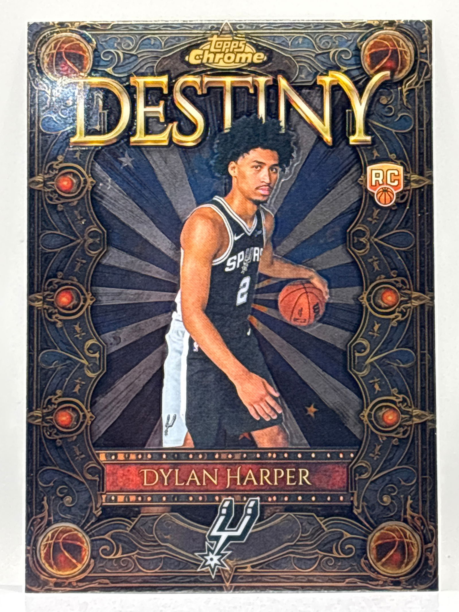 2025 TOPPS CHROME DYLAN HARPER DESTINY ROOKIE INSERT (1 of 3)