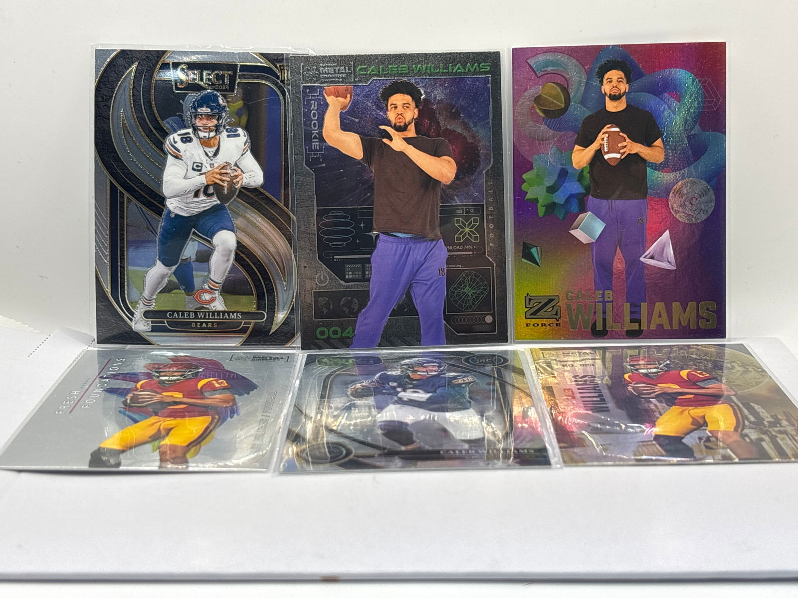 CALEB WILLIAMS INSERT ROOKIE LOT (1 of 4)