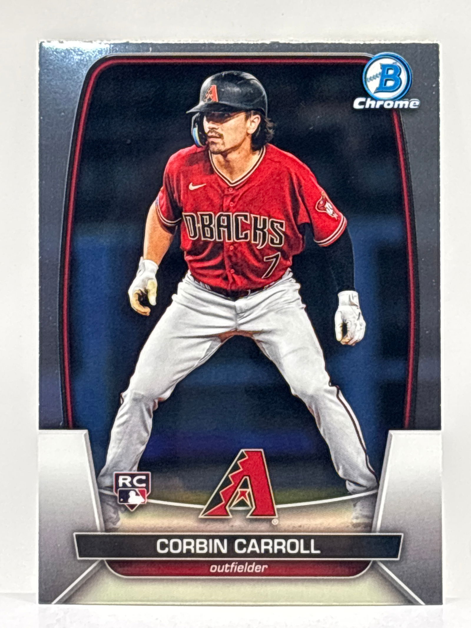 2023 BOWMAN CHROME CORBIN CARROLL ROOKIE CARD (1 of 2)