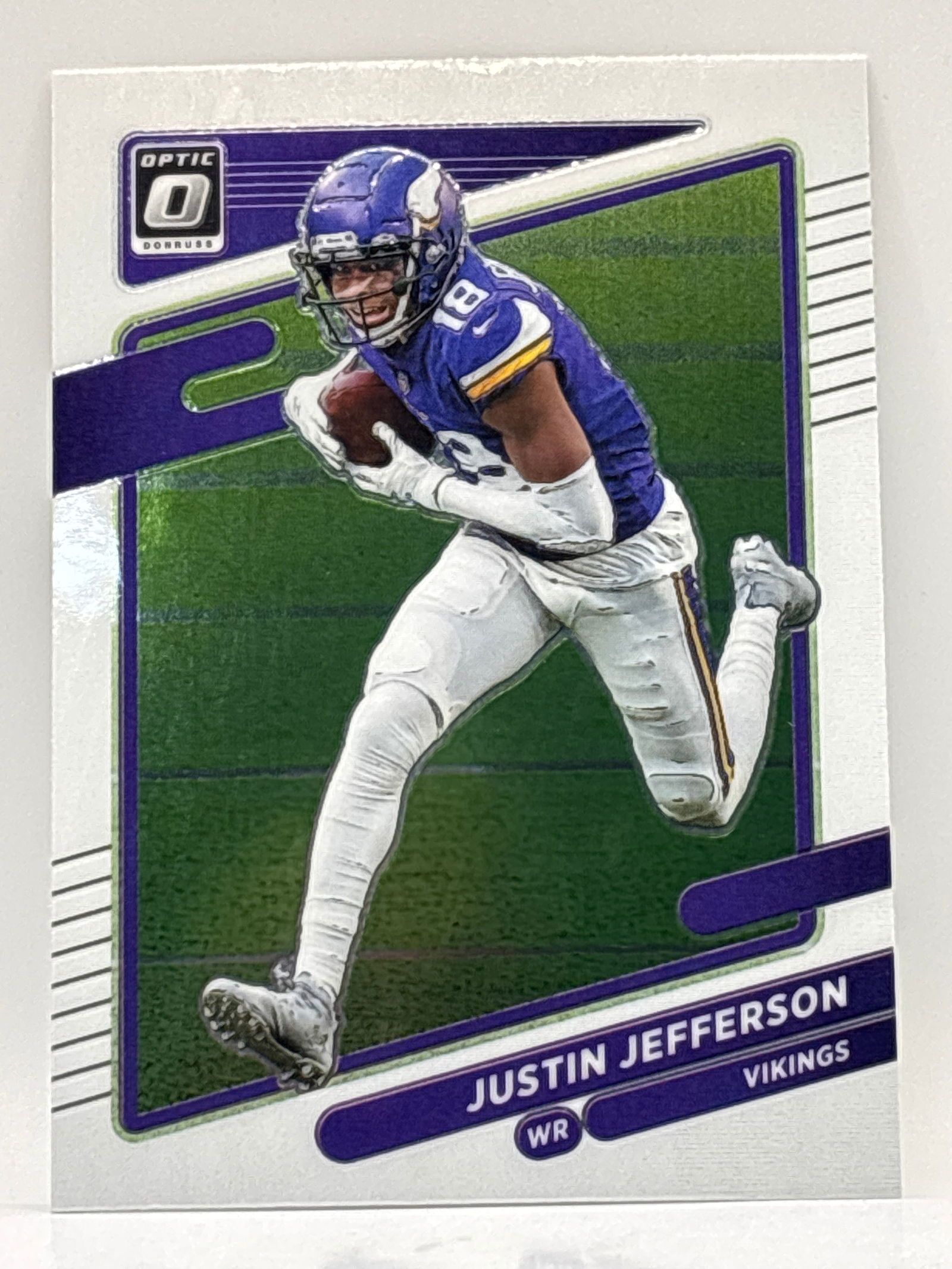 2021 PANINI DONRUSS OPTIC JUSTIN JEFFERSON WHITE OPTIC (1 of 2)