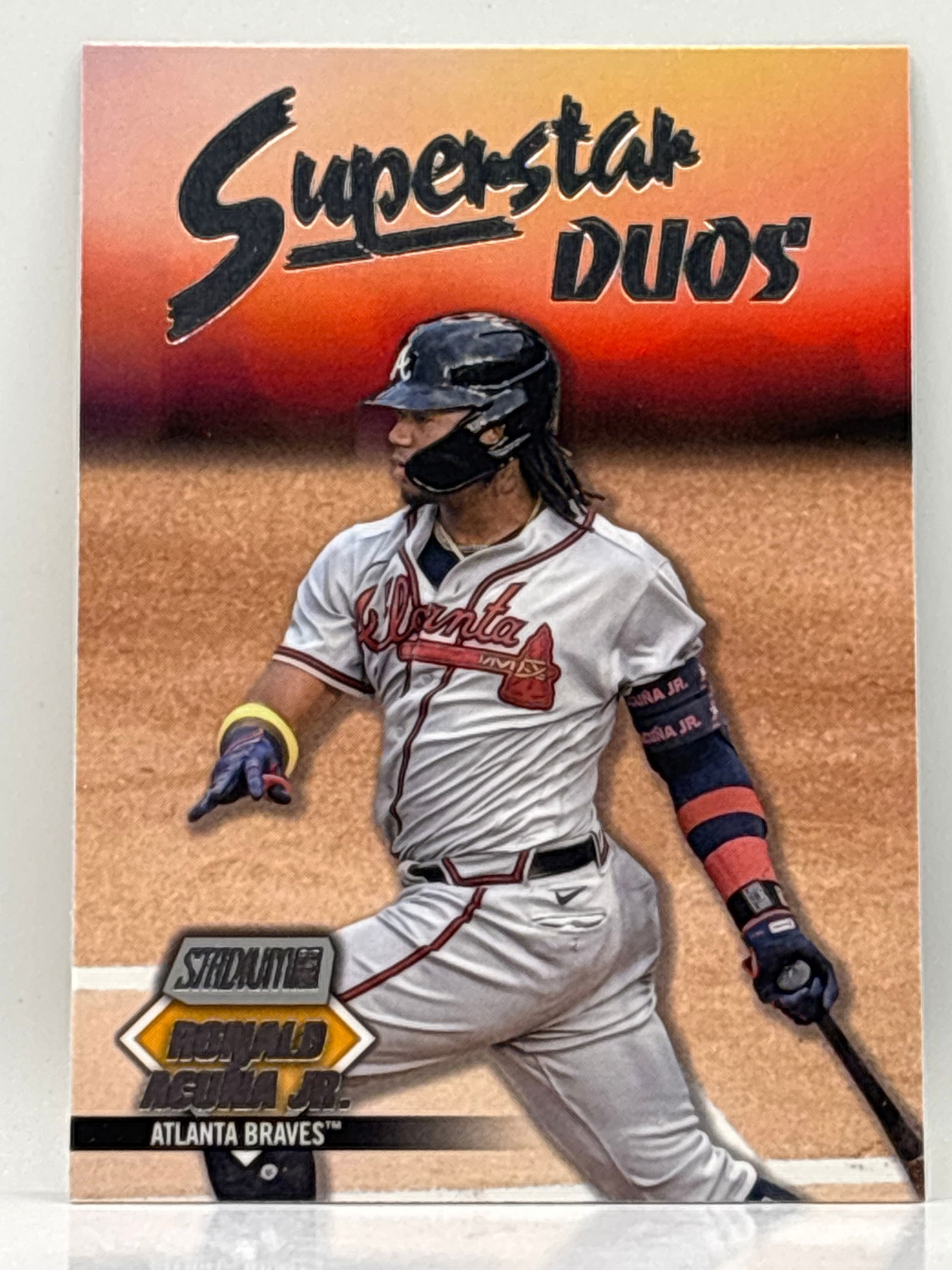 2021 TOPPS STADIUM CLUB SUPERSTAR DUOS FREDDIE FREEMAN & RONALD ACUNA JR INSERT: THE HOBBY BOX
