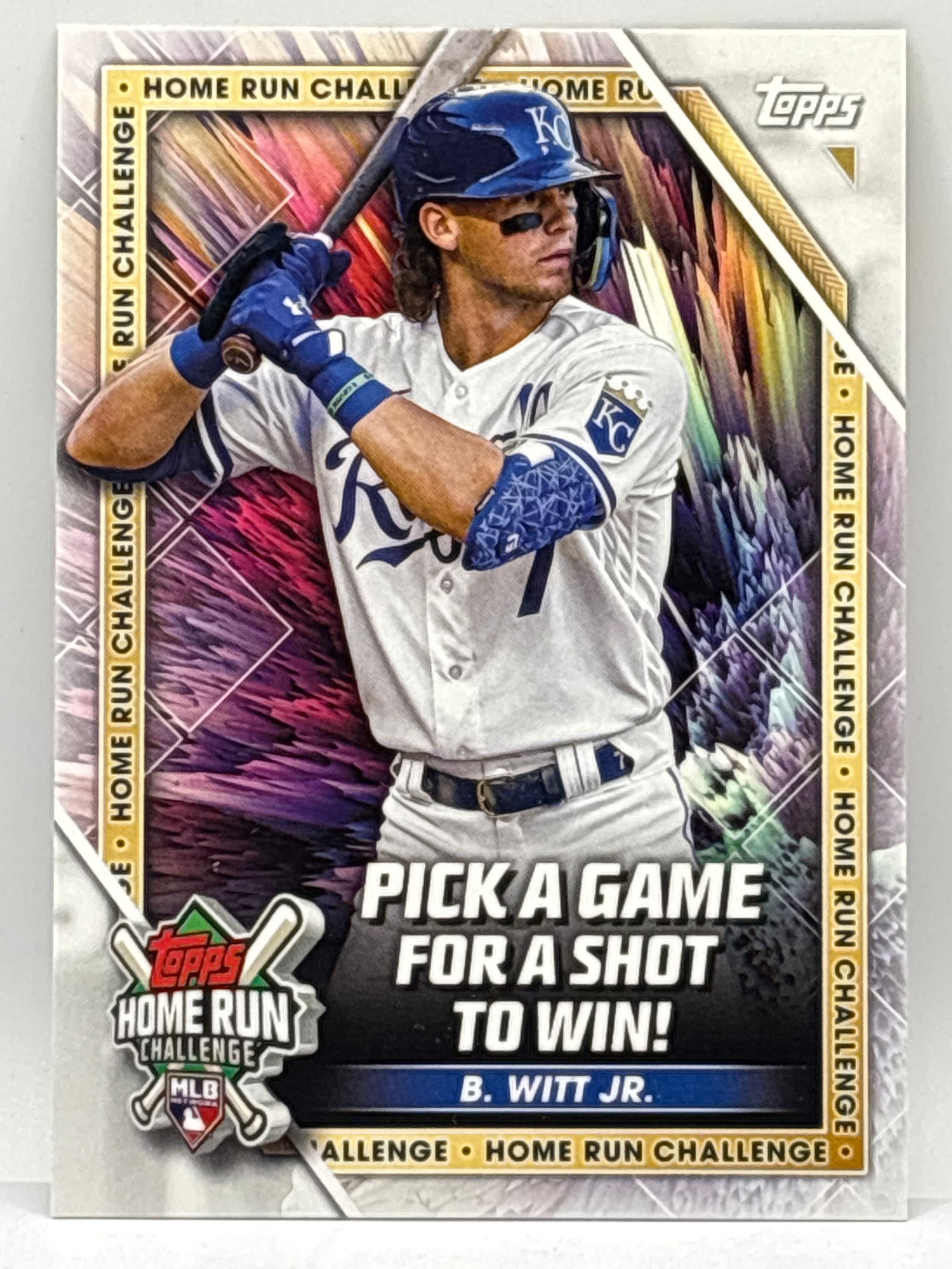 2023 TOPPS HOME RUN CHALLENGE BOBBY WITT JR INSERT UNSCRATCHED: THE HOBBY BOX