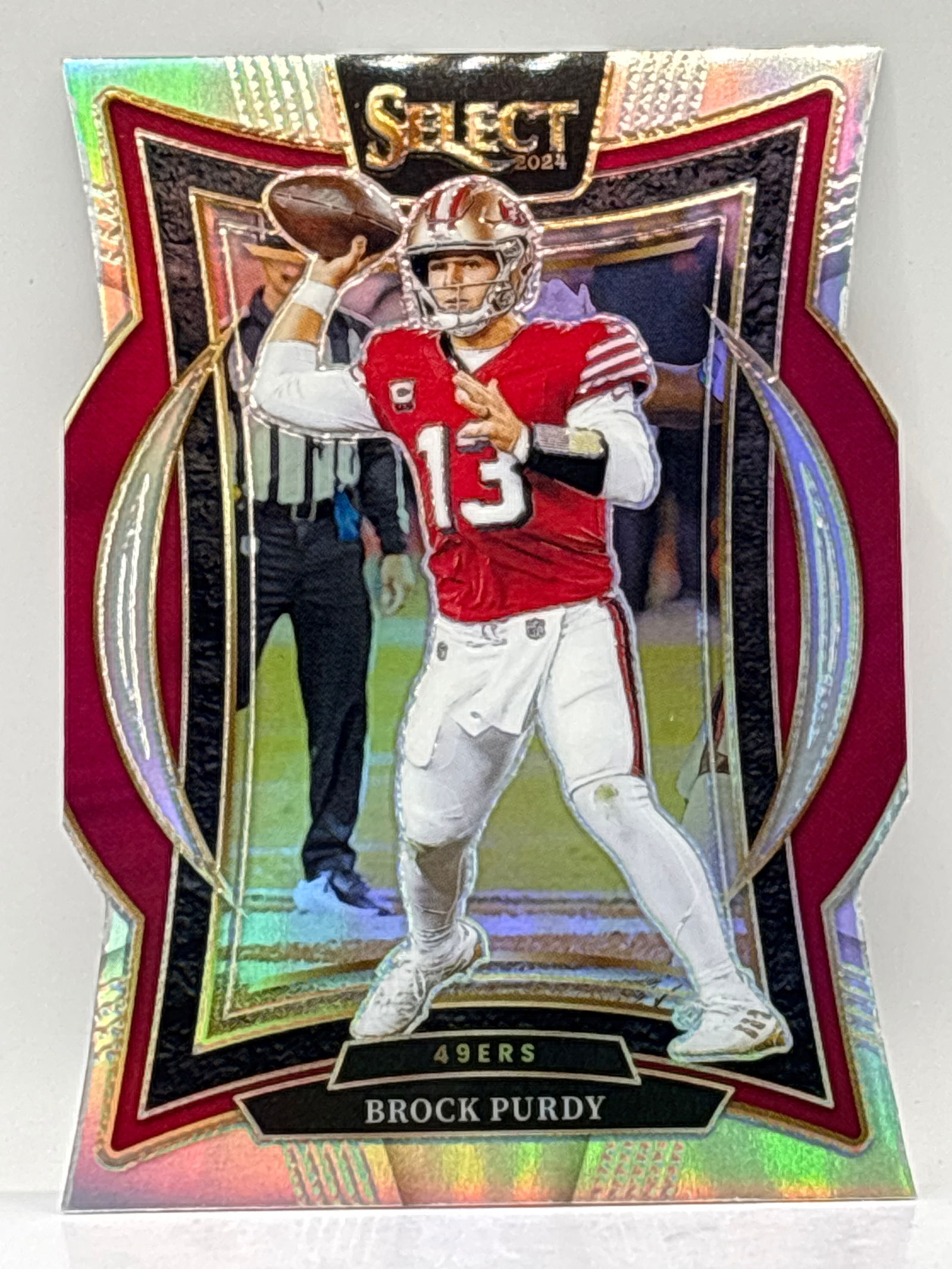 2024 PANINI SELECT BROCK PURDY SILVER PRIZM HOLO DIE-CUT SP: THE HOBBY BOX