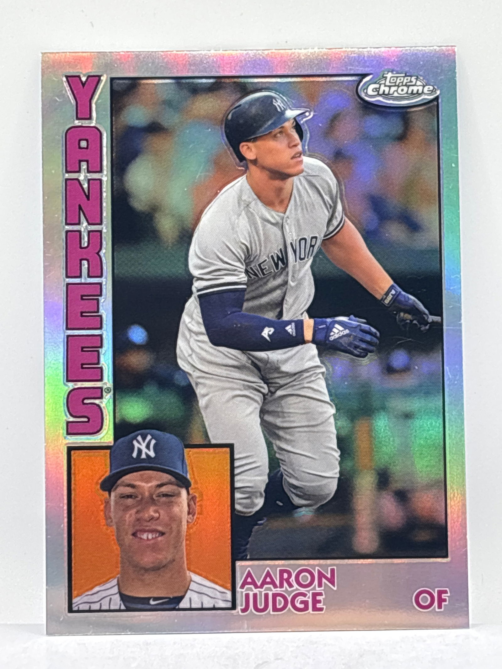 2019 TOPPS CHROME AARON JUDGE 84’ STYLE INSERT (1 of 4)