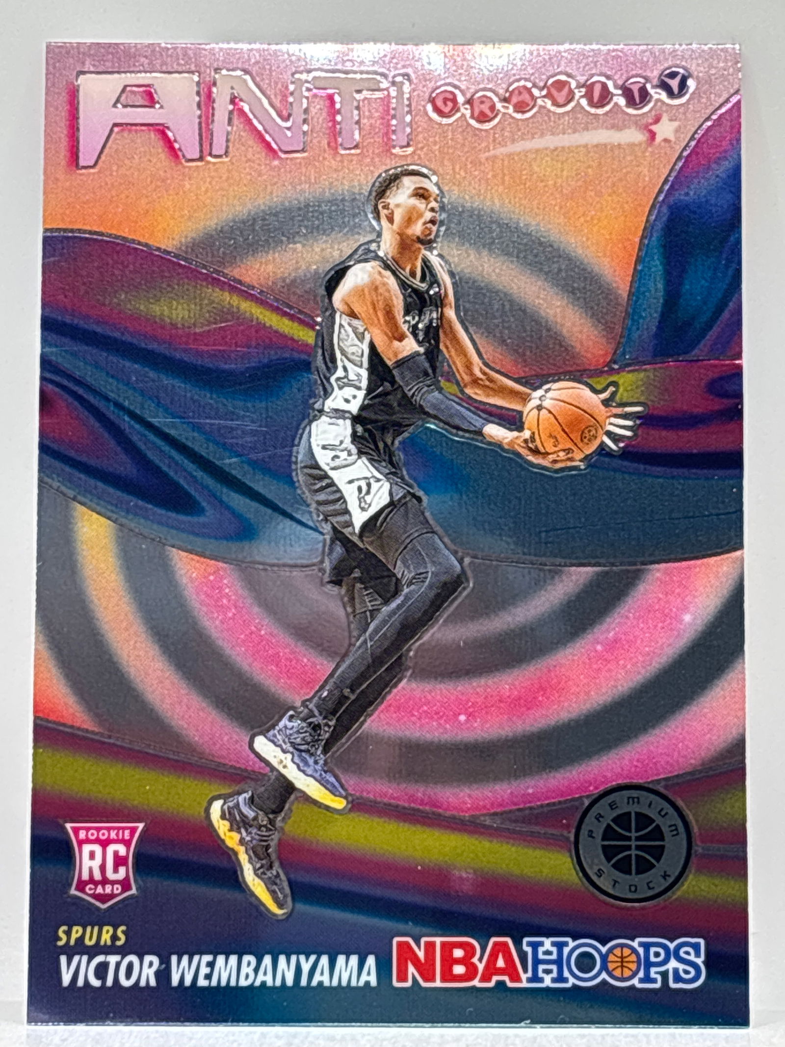 2023-24 PANINI PREMIUM STOCK VICTOR WEMBANYAMA ANTIGRAVITY ROOKIE CARD: THE HOBBY BOX