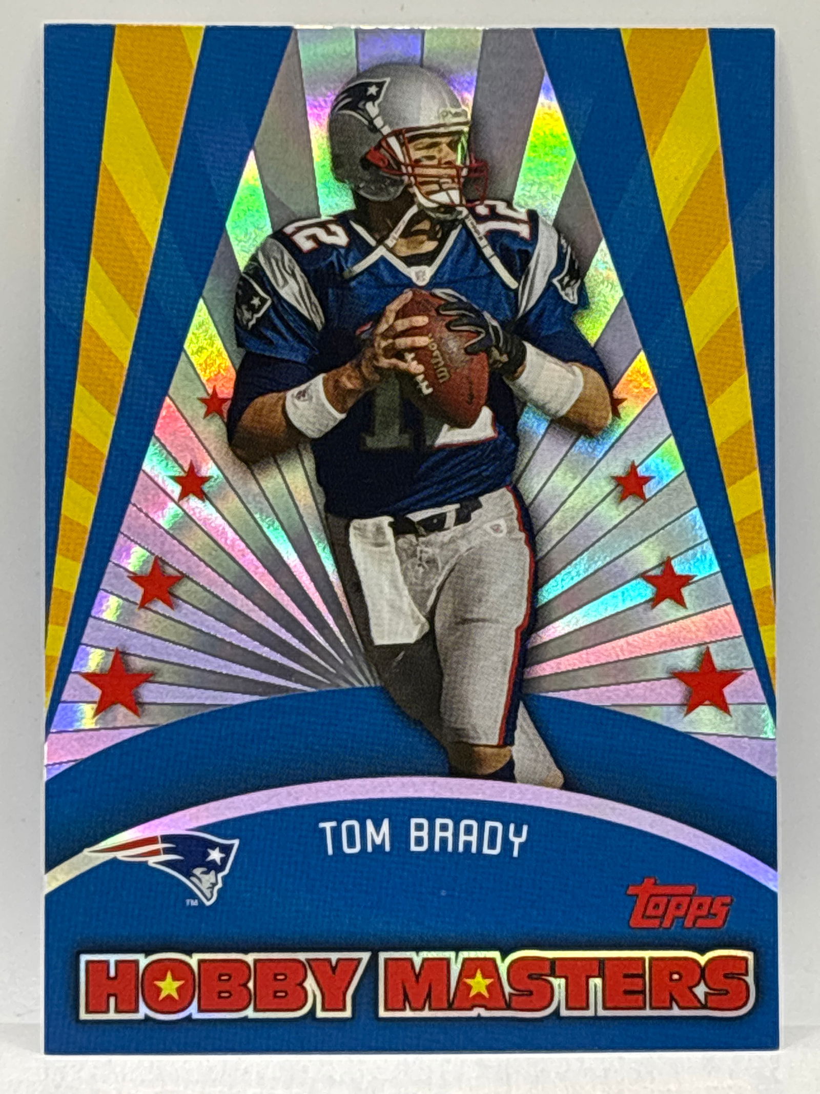 2006 TOPPS HOBBY MASTERS TOM BRADY INSERT - 2