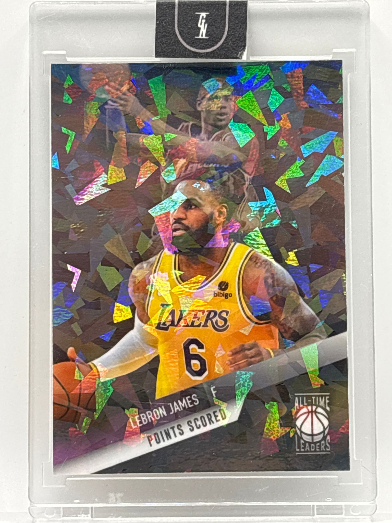 /49 2023 GENERATION NEXT LEBRON JAMES CRACKED ICE POINTS SCORED ALL-TIME LEADERS: THE HOBBY BOX