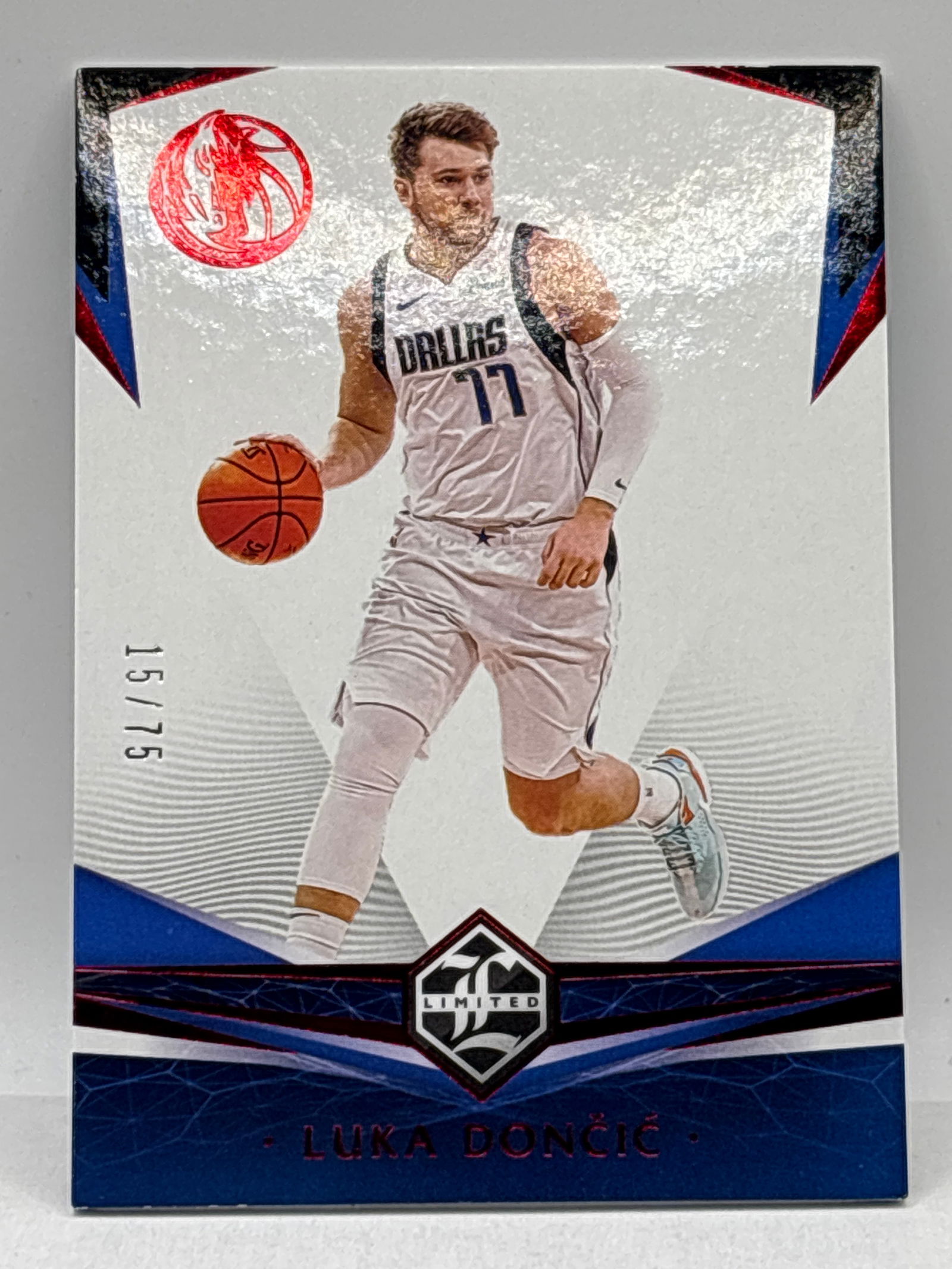 /75 2020-21 PANINI CHRONICLES LIMITED LUKA DONCIC RED FOIL: THE HOBBY BOX