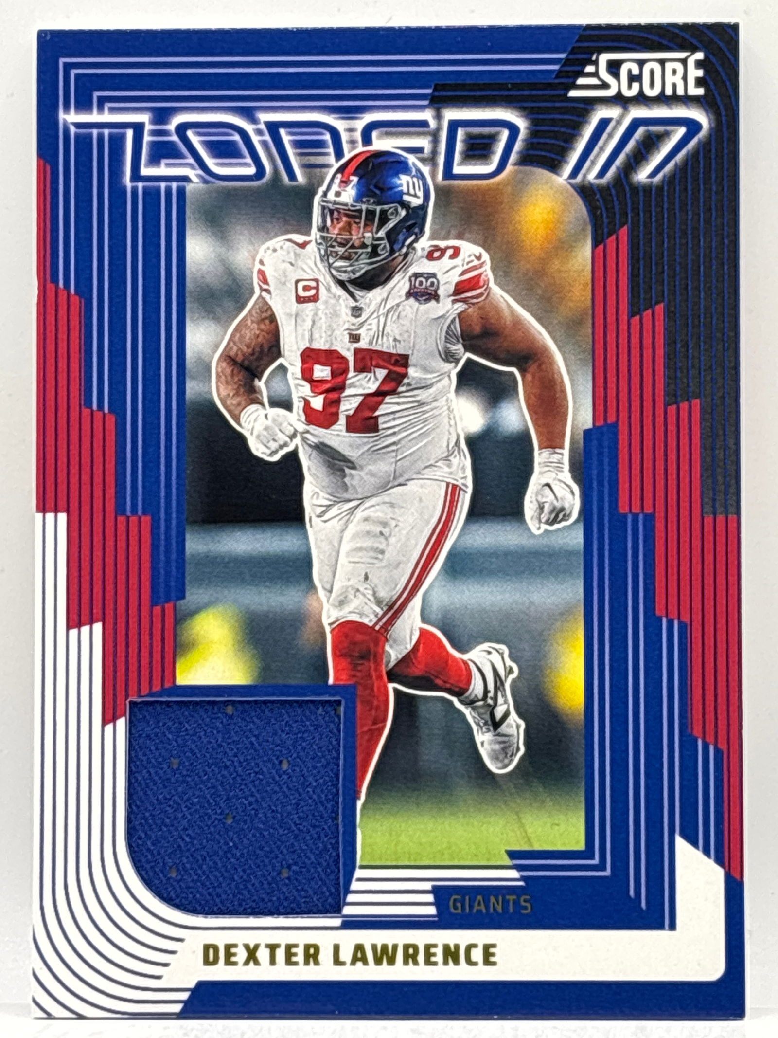 2025 PANINI SCORE DEXTER LAWRENCE ZONED IN MEMORABILIA PATCH: THE HOBBY BOX