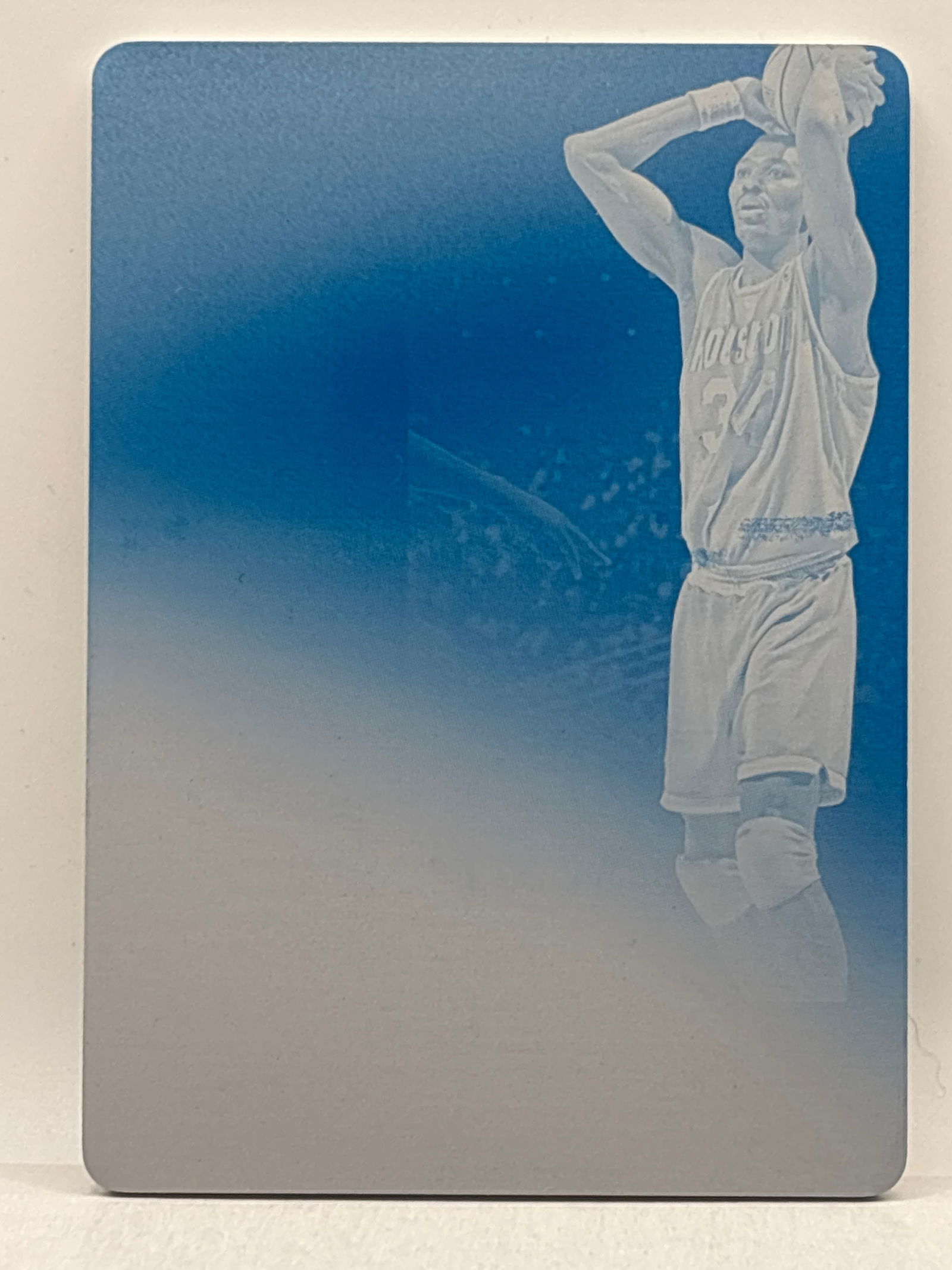 1/1 2019-20 PANINI EMINENCE HAKEEM OLAJUWON LOGOMAN AUTOS SILVER BAR CYAN PLATE 1/1: THE HOBBY BOX