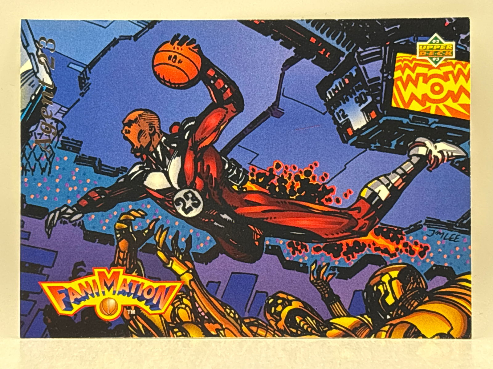 1993 UPPER DECK FANIMATION MICHAEL JORDAN AGENT 23: THE HOBBY BOX