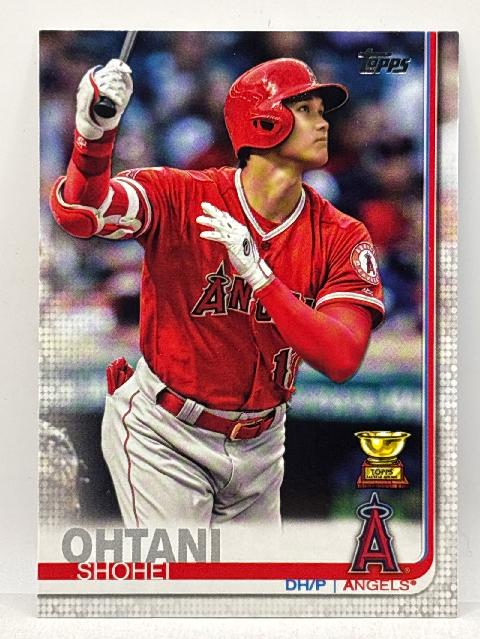 2019 TOPPS SERIES 1 SHOHEI OHTANI ALL-STAR ROOKIE CARD - see pics, small surface imperfection: THE HOBBY BOX