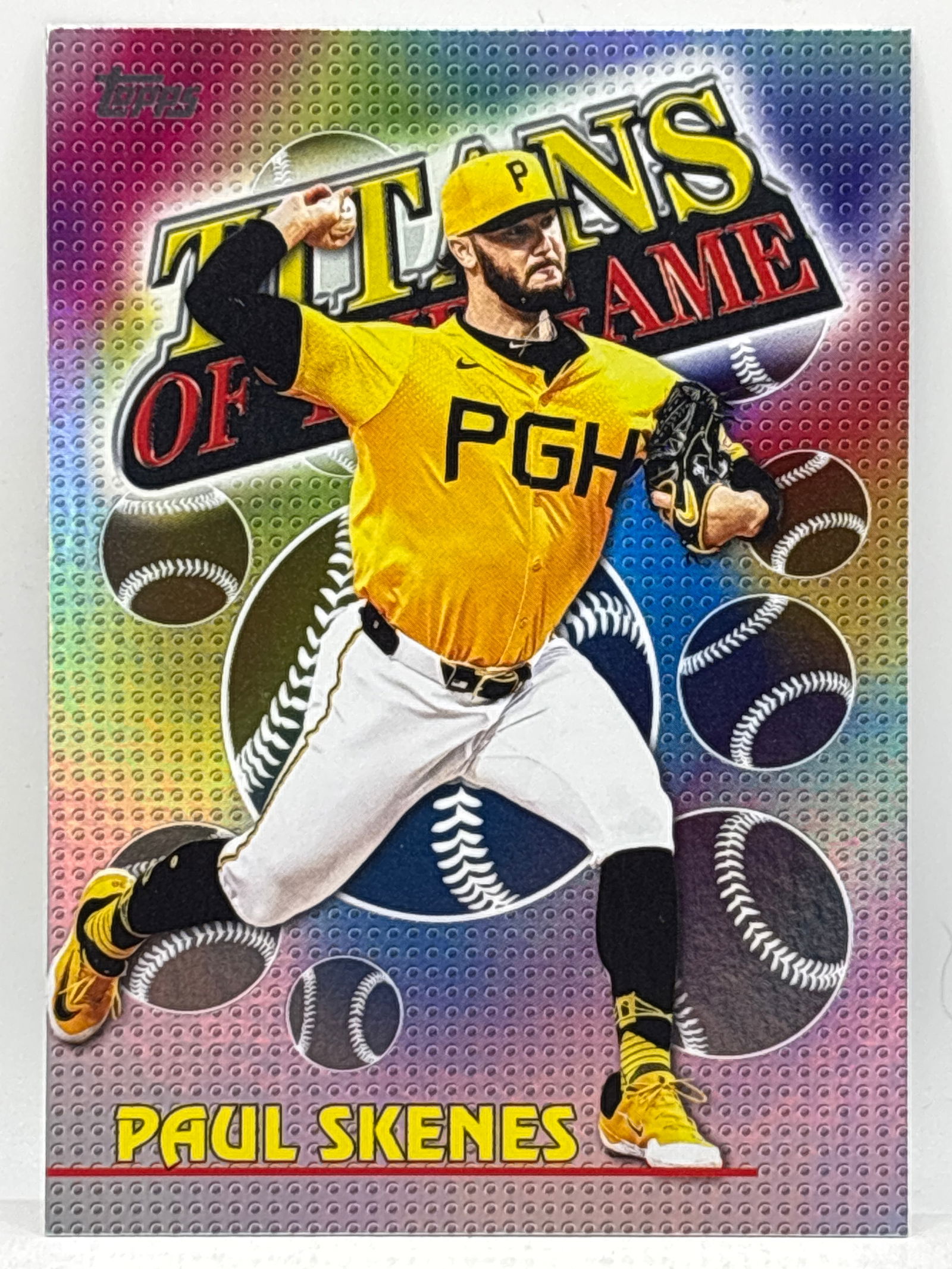 2026 TOPPS PAUL SKENES TITANS OF THE GAME INSERT: THE HOBBY BOX