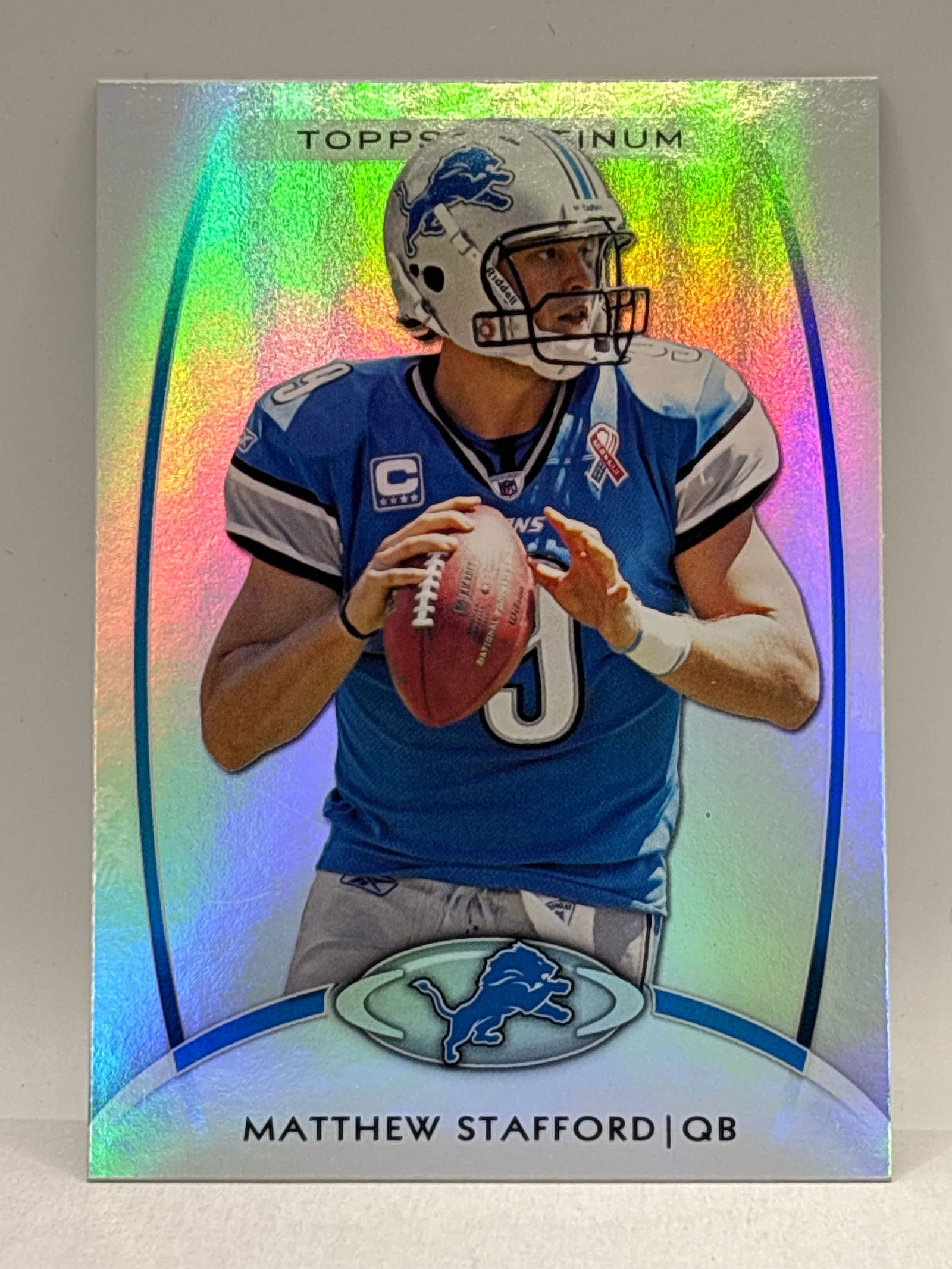 2012 TOPPS PLATINUM MATTHEW STAFFORD: THE HOBBY BOX
