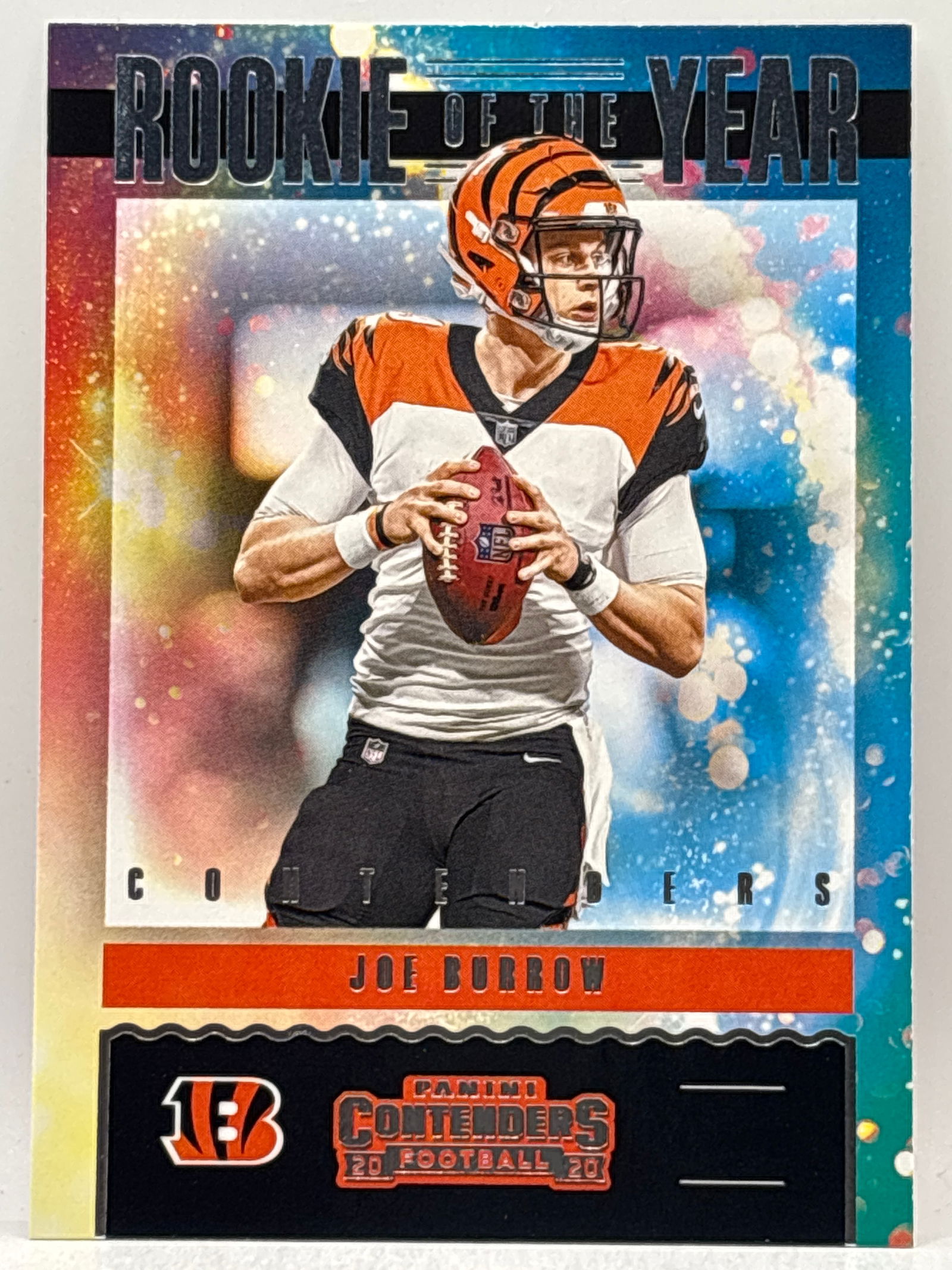 2020 PANINI ROOKIE OF THE YEAR CONTENDERS JOE BURROW ROOKIE INSERT: THE HOBBY BOX