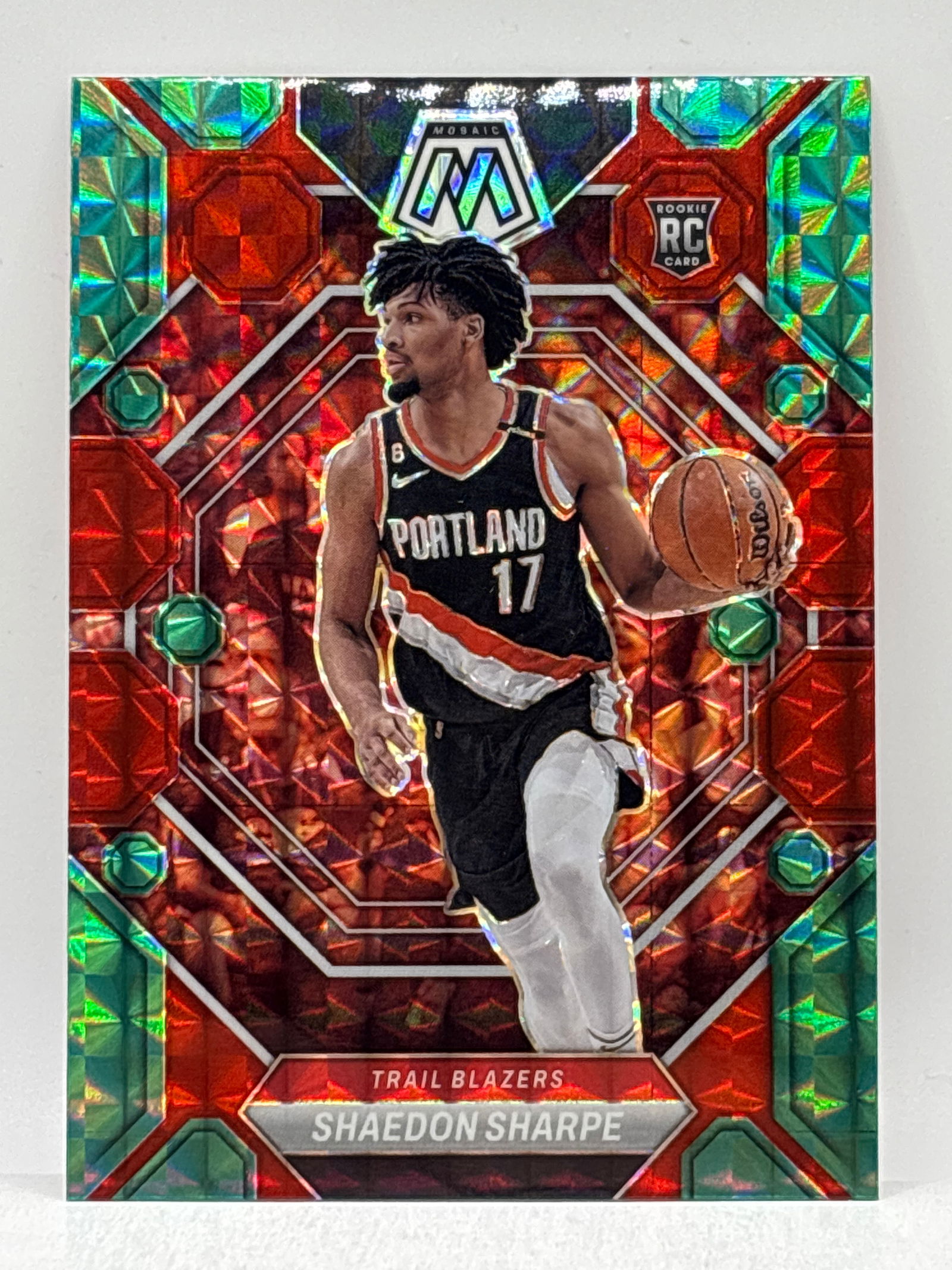 2022-23 PANINI MOSAIC SHAEDON SHARPE PRIZM HOLO SP ROOKIE CARD: THE HOBBY BOX