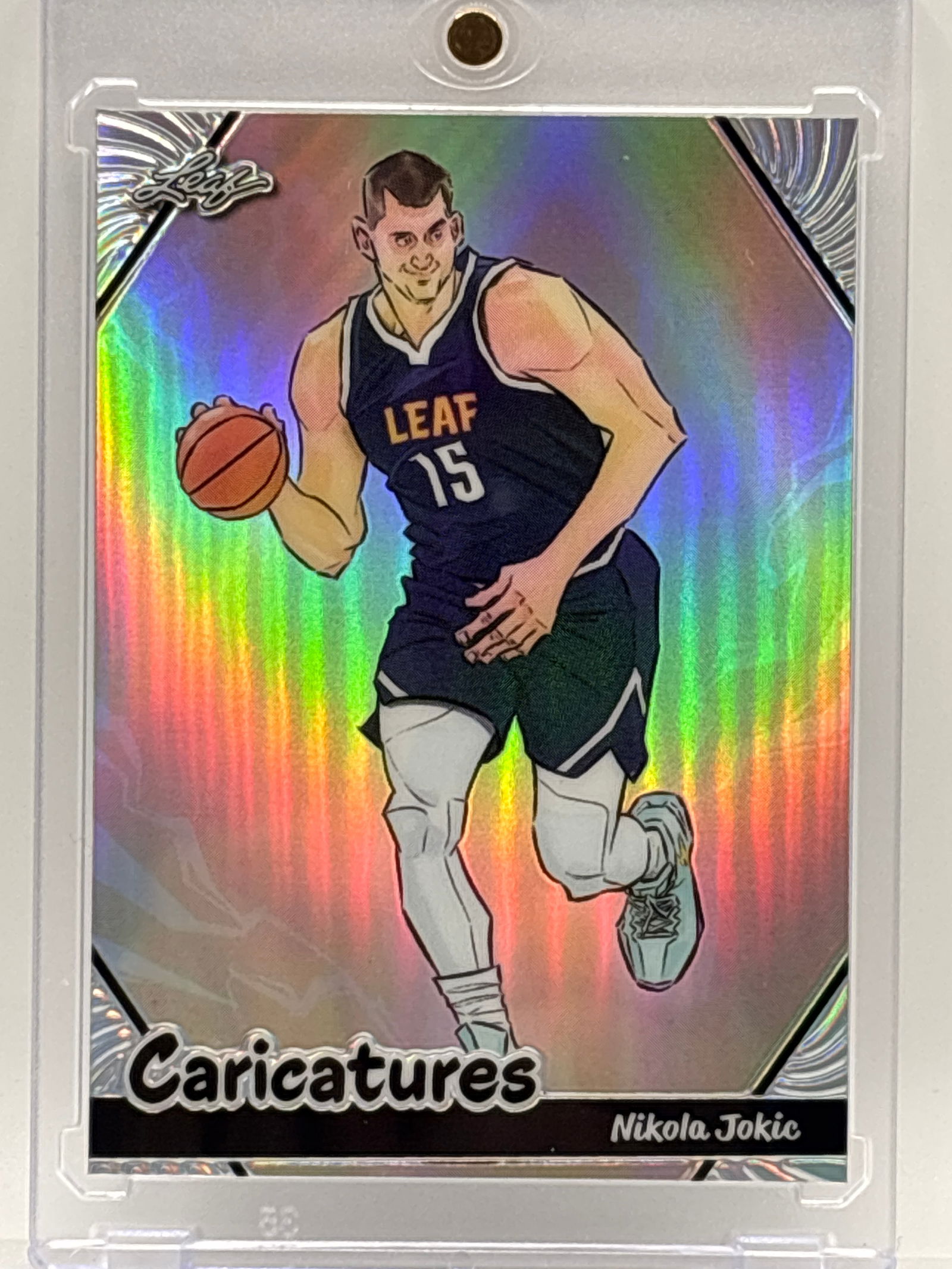 /99 2024 LEAF CARICATURES NIKOLA JOKIC SSP: THE HOBBY BOX