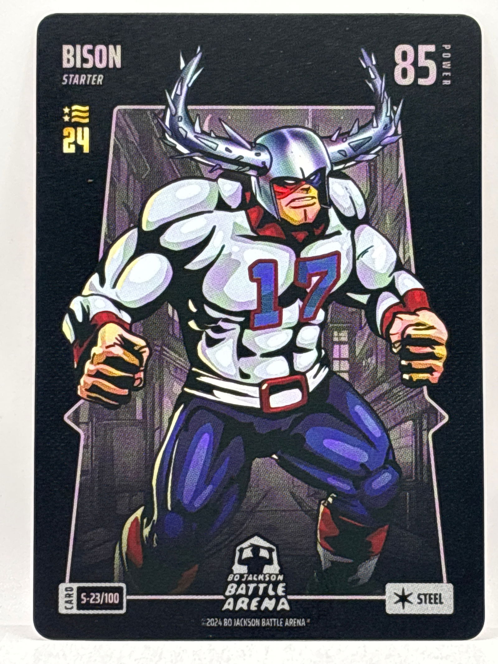 BO JACKSONS 2024 BATTLE ARENA BISON JOSH ALLEN STEEL: THE HOBBY BOX