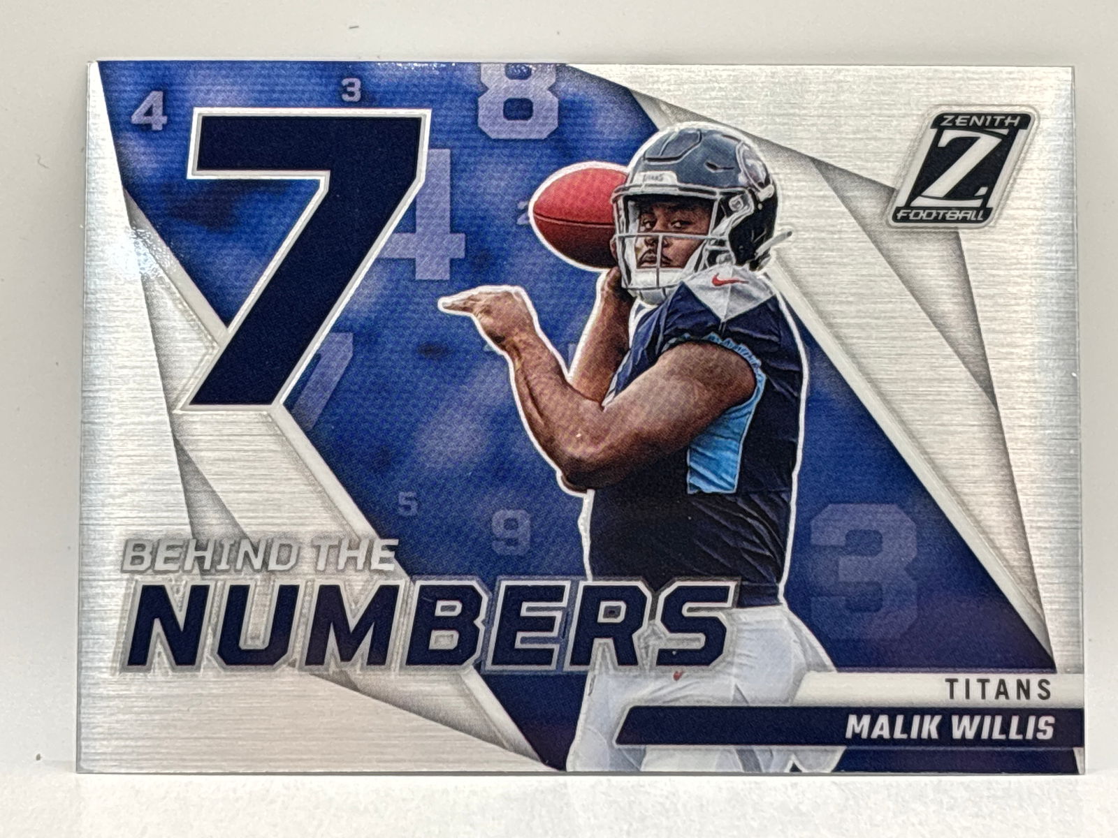2022 PANINI ZENITH MALIK WILLIS BEHIND THE NUMBERS ROOKIE INSERT: THE HOBBY BOX