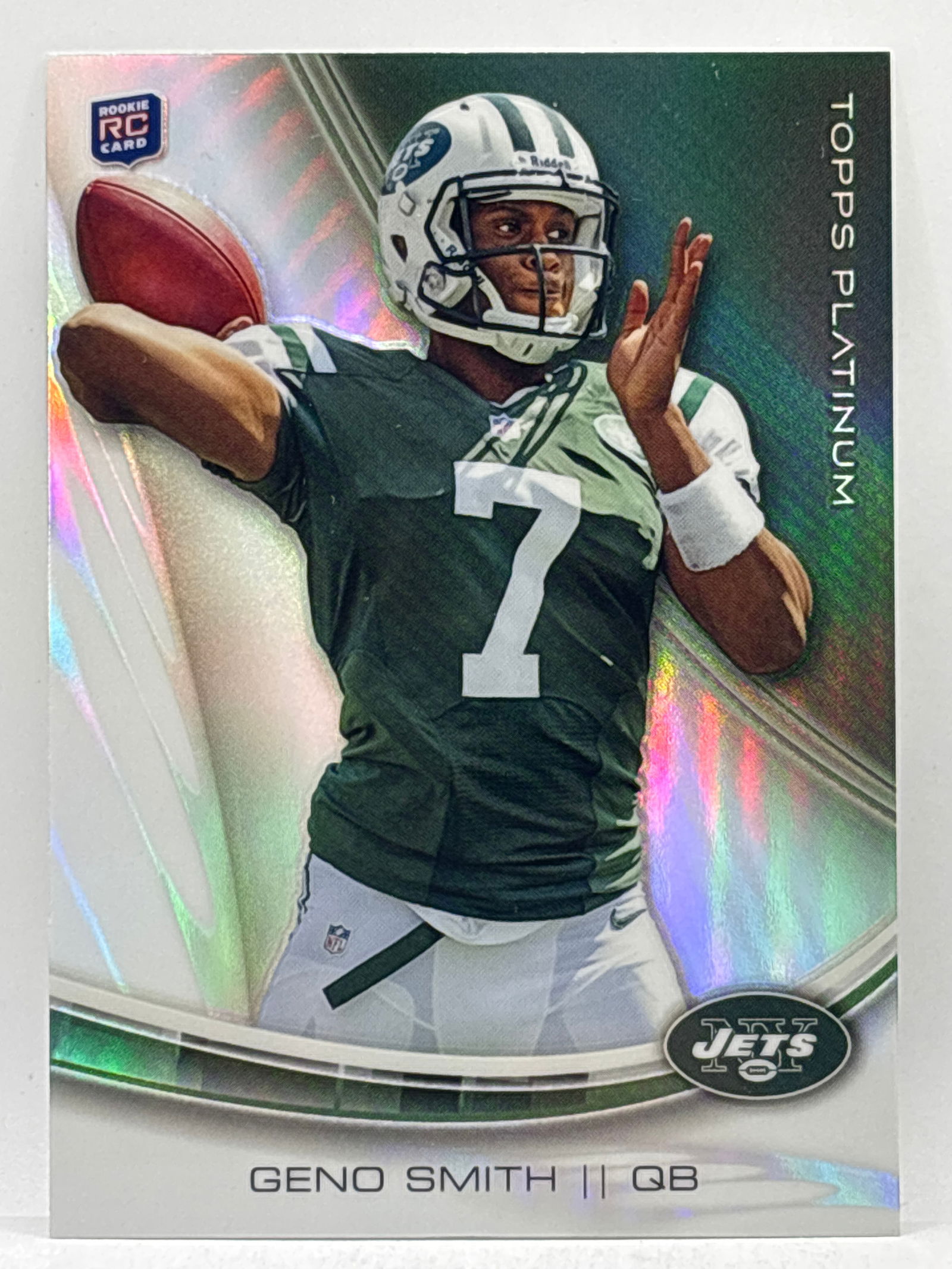 2013 TOPPS PLATINUM GENO SMITH ROOKIE CARD: THE HOBBY BOX